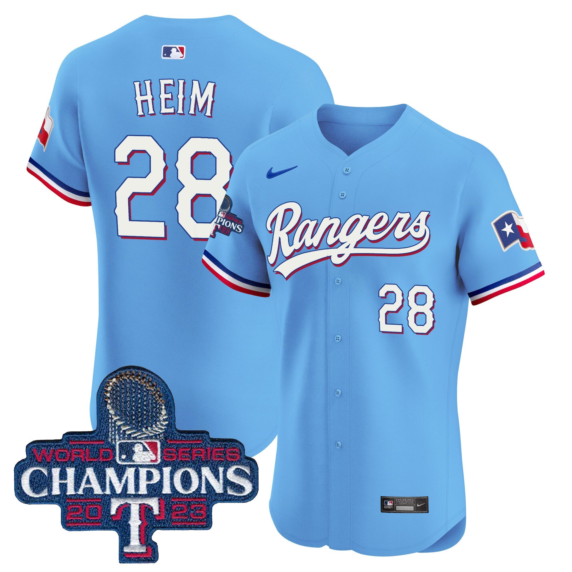 Men’s Texas World Series Champions Vapor Premier Elite Jersey