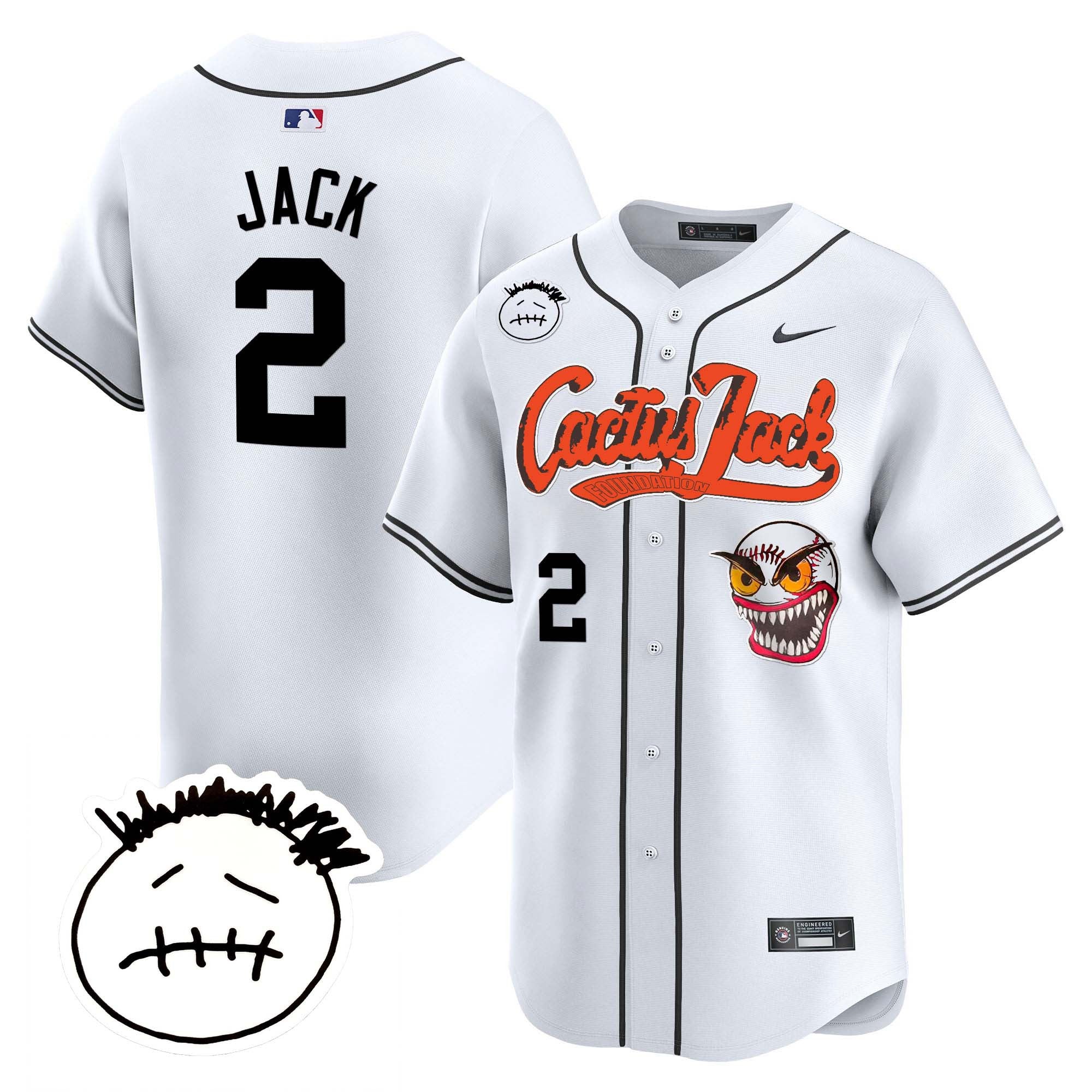 Men’s Houston Cactus Jack Patch Vapor Premier Limited Jersey V3 – Stitched
