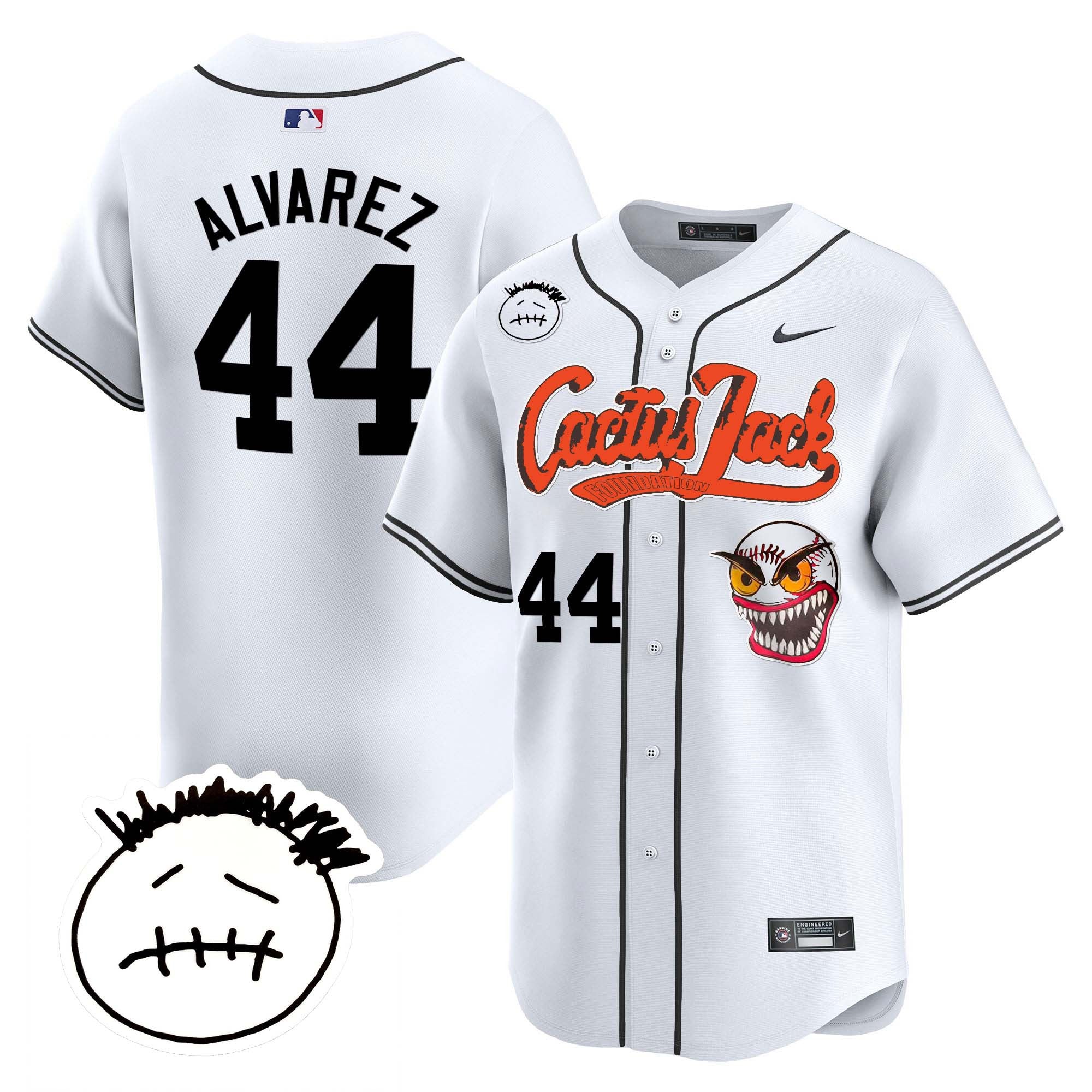 Men’s Houston Cactus Jack Patch Vapor Premier Limited Jersey V3 – Stitched
