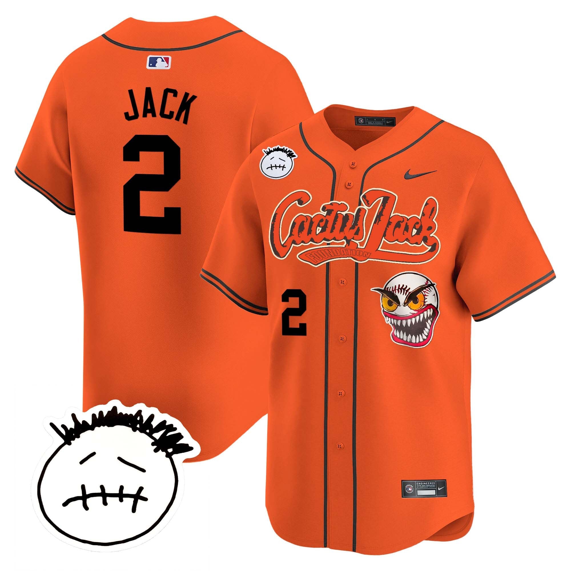 Men’s Houston Cactus Jack Patch Vapor Premier Limited Jersey V3 – Stitched