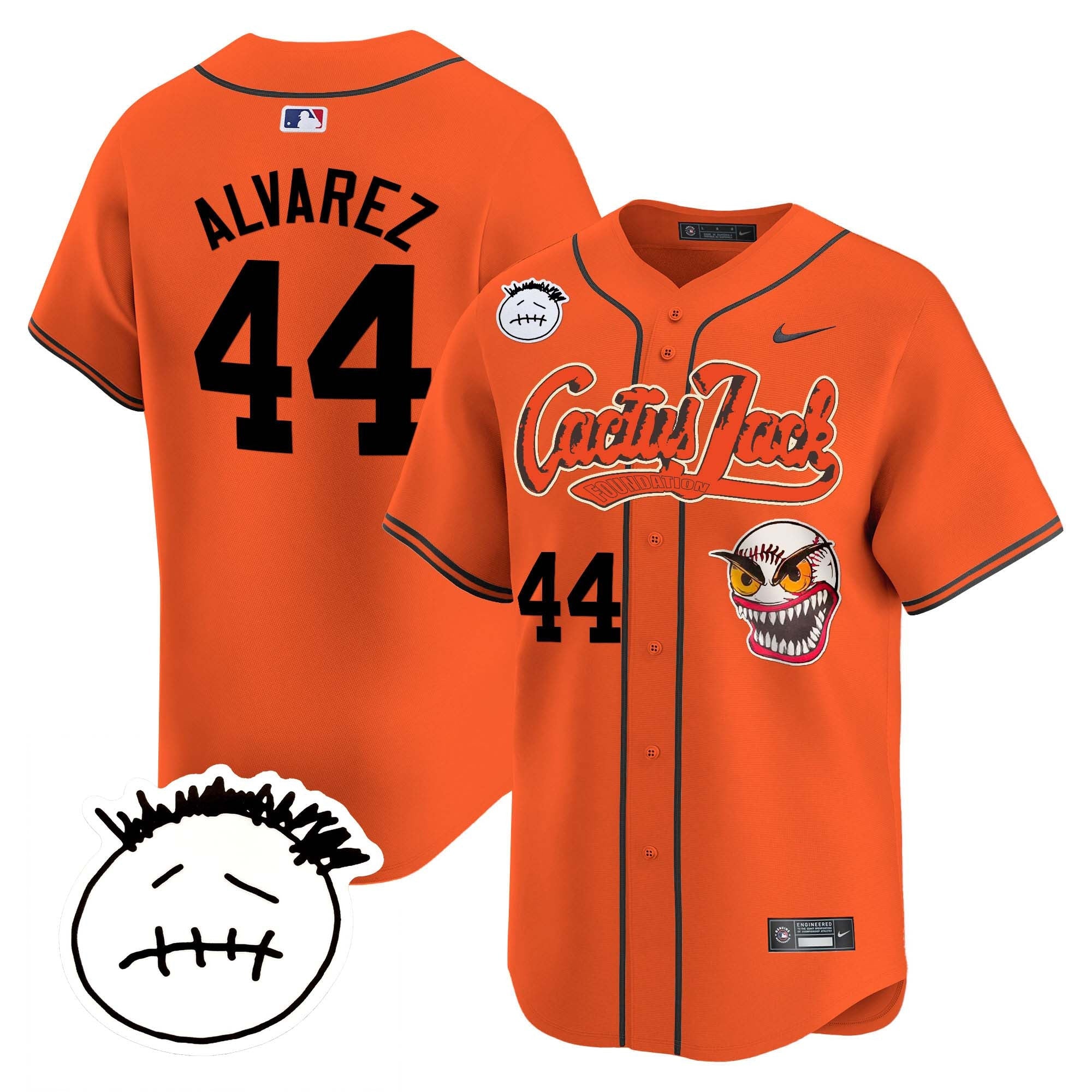 Men’s Houston Cactus Jack Patch Vapor Premier Limited Jersey V3 – Stitched