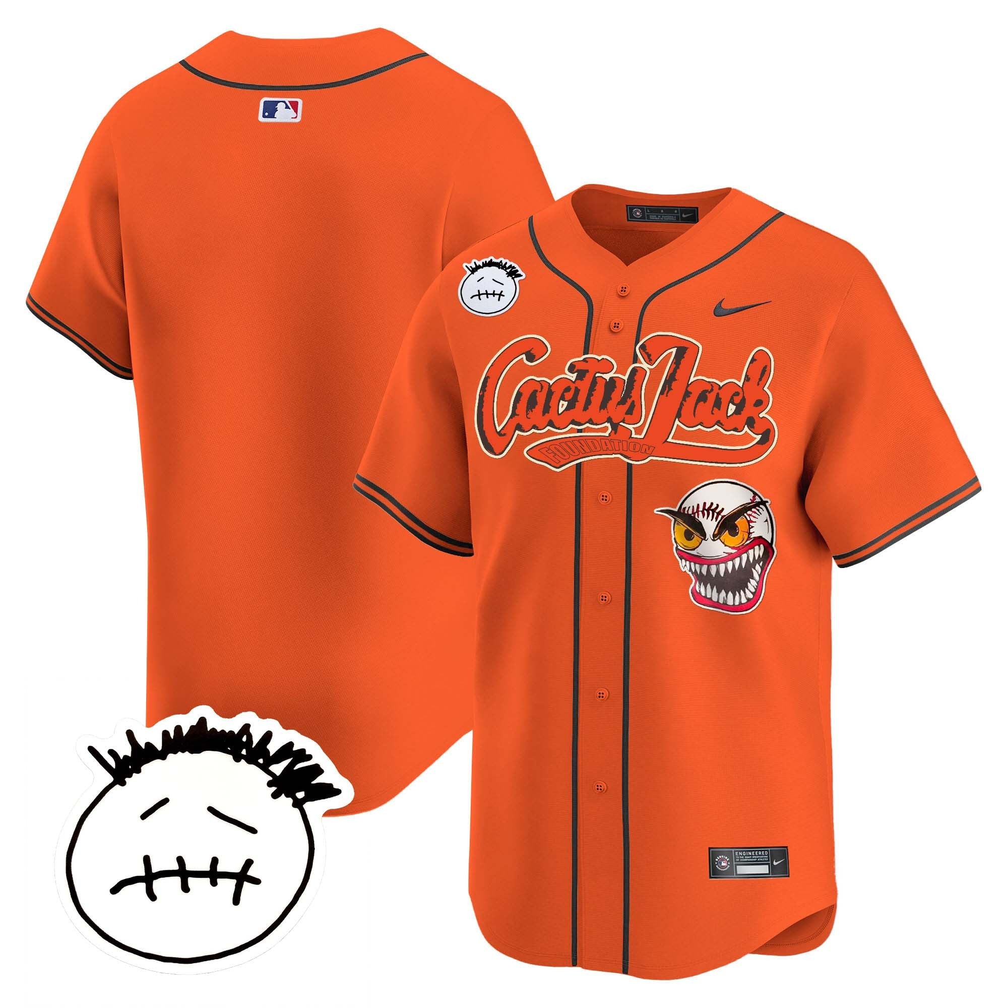 Men’s Houston Cactus Jack Patch Vapor Premier Limited Jersey V3 – Stitched