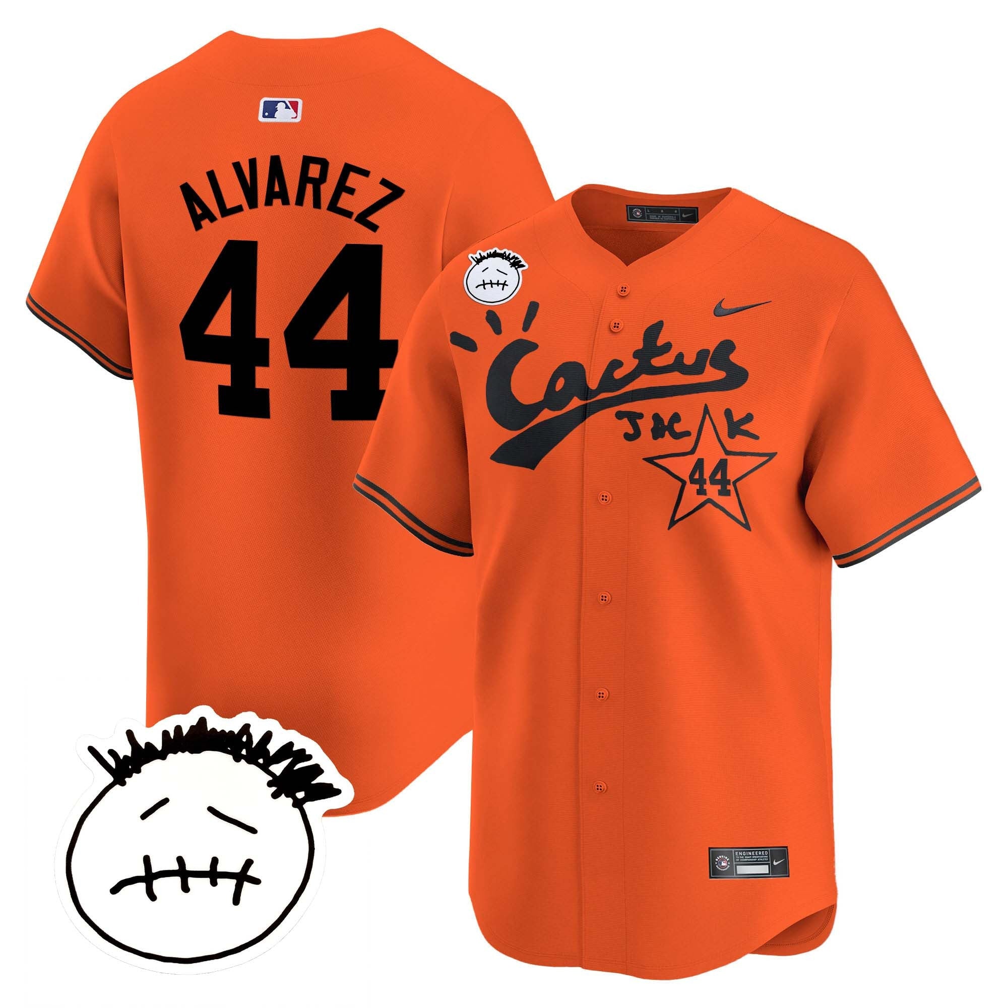 Men’s Houston Cactus Jack Patch Vapor Premier Limited Jersey V4 – Stitched