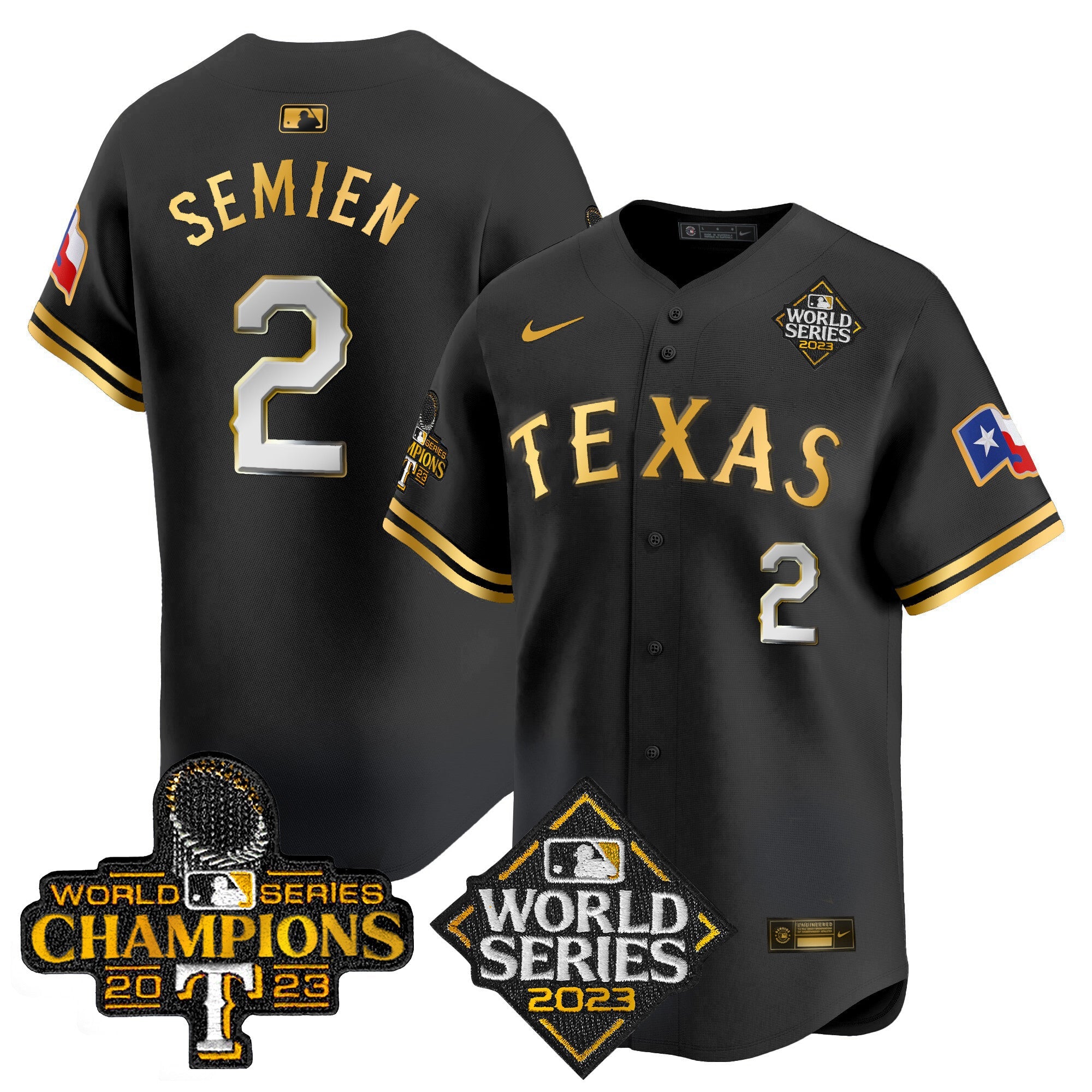 Men’s Texas World Series Champions Vapor Premier Limited Jersey V4