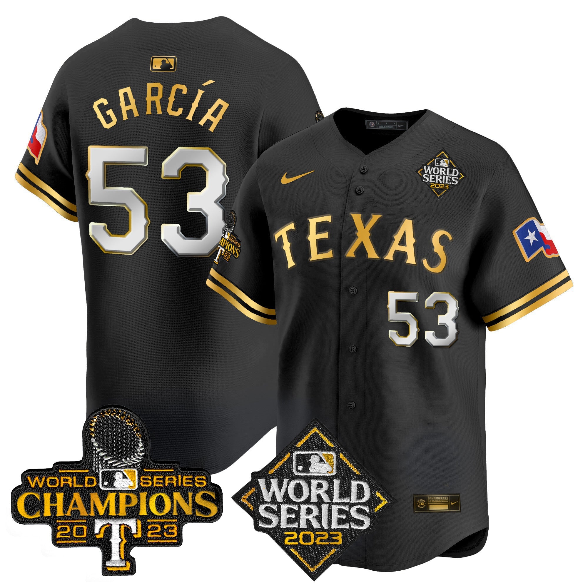 Men’s Texas World Series Champions Vapor Premier Limited Jersey V4