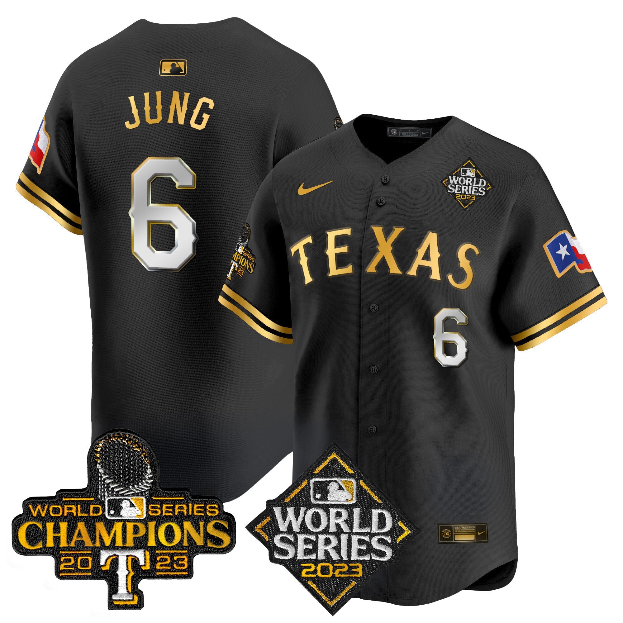 Men’s Texas World Series Champions Vapor Premier Limited Jersey V4