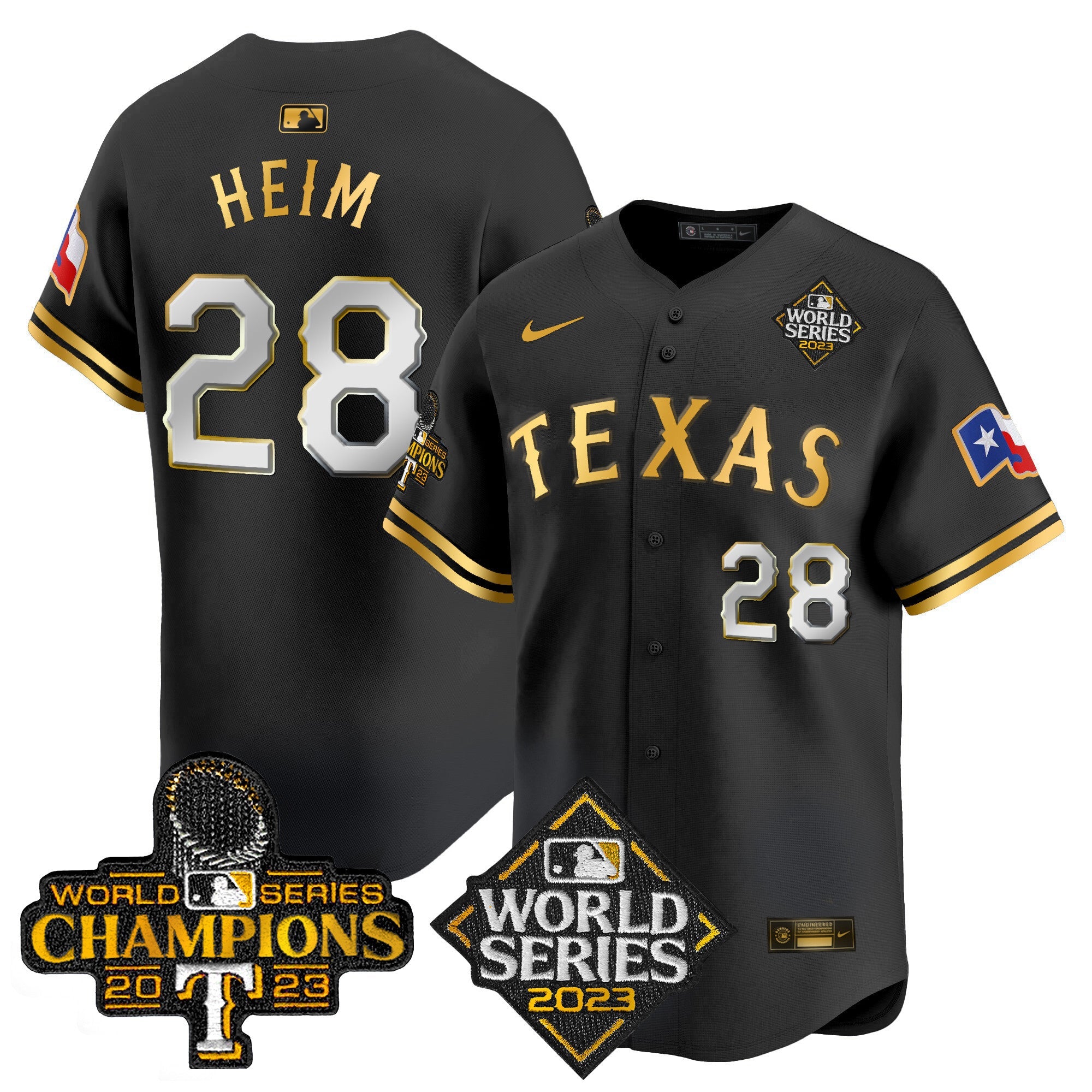 Men’s Texas World Series Champions Vapor Premier Limited Jersey V4
