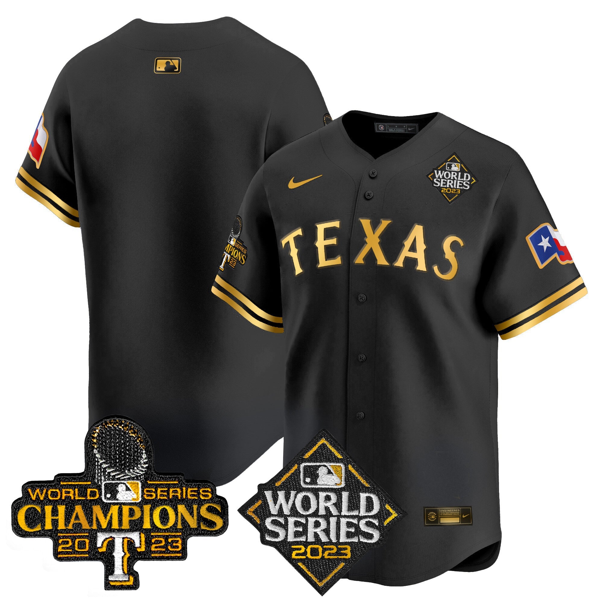 Men’s Texas World Series Champions Vapor Premier Limited Jersey V4