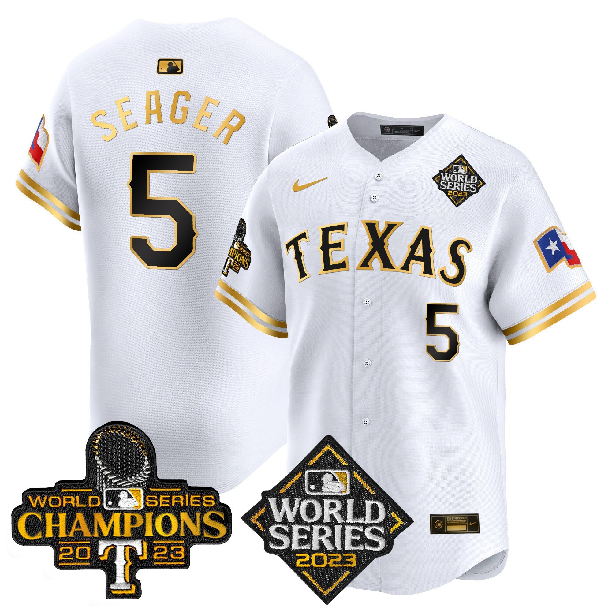 Men’s Texas World Series Champions Vapor Premier Limited Jersey V4