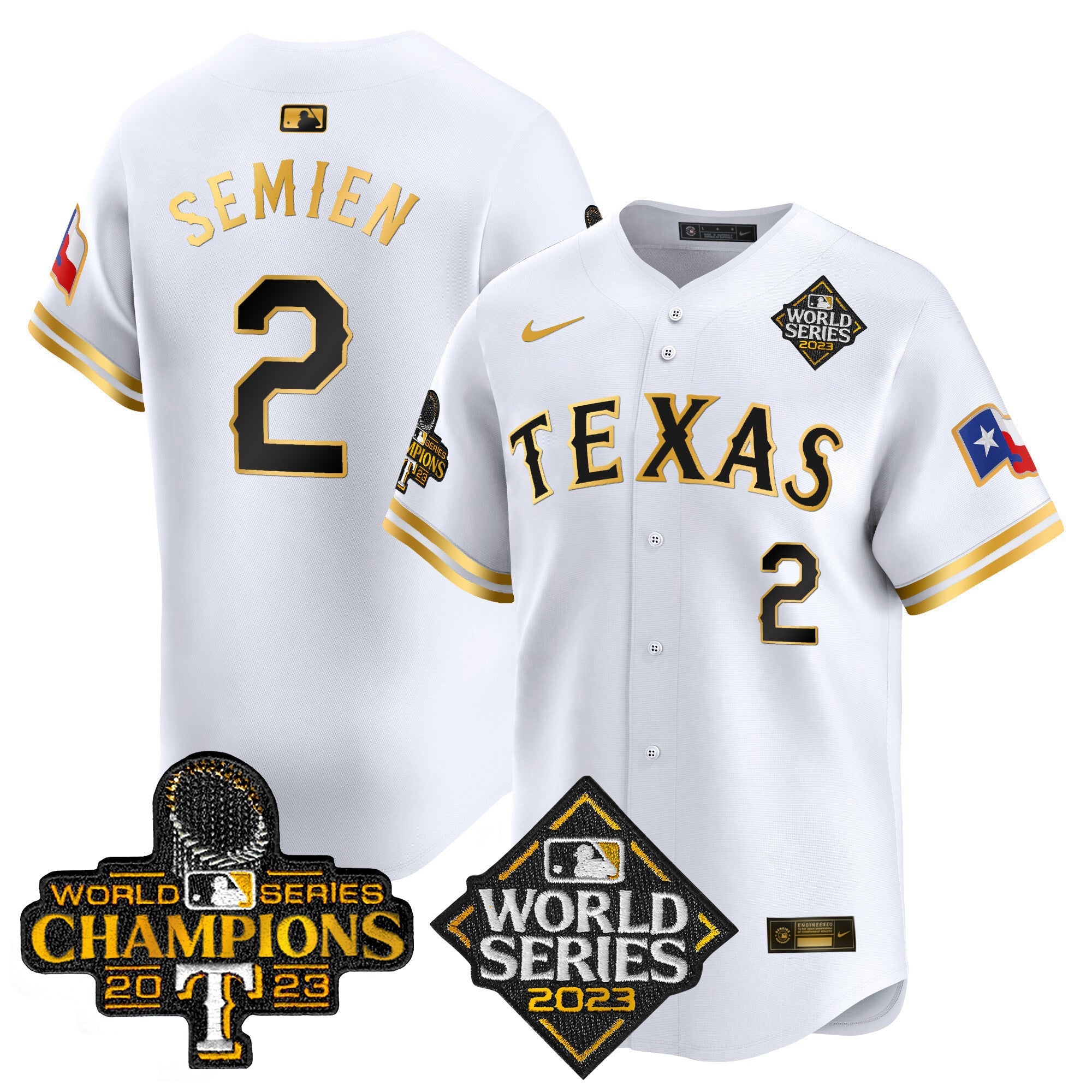 Men’s Texas World Series Champions Vapor Premier Limited Jersey V4