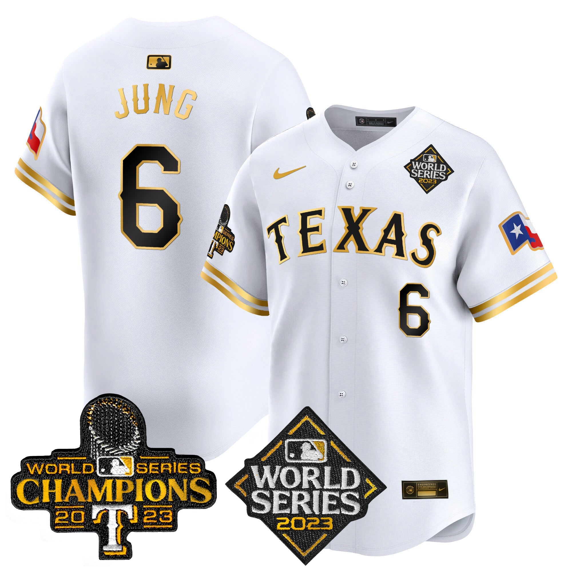 Men’s Texas World Series Champions Vapor Premier Limited Jersey V4