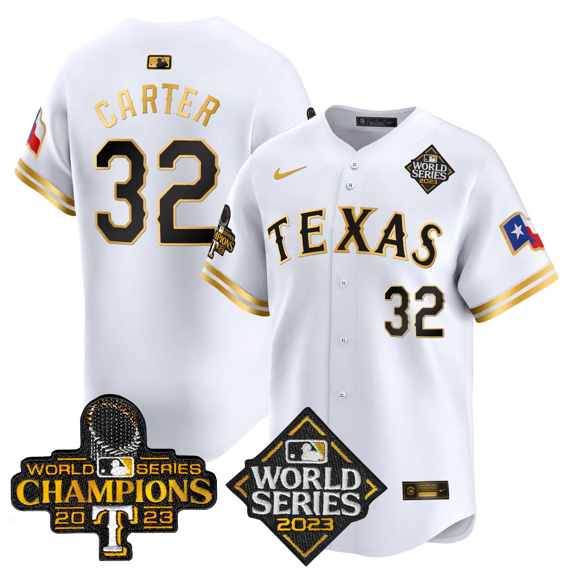 Men’s Texas World Series Champions Vapor Premier Limited Jersey V4
