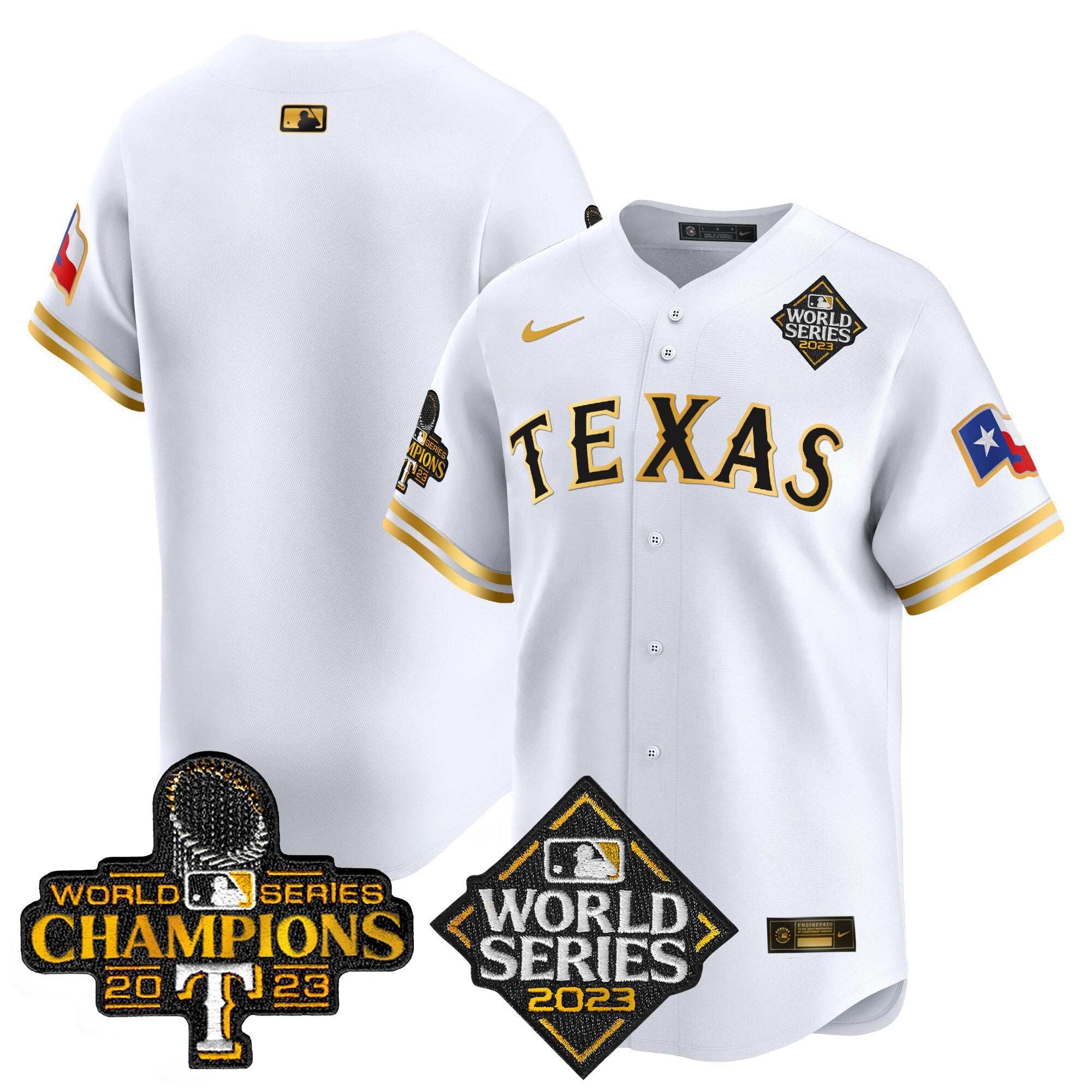 Men’s Texas World Series Champions Vapor Premier Limited Jersey V4