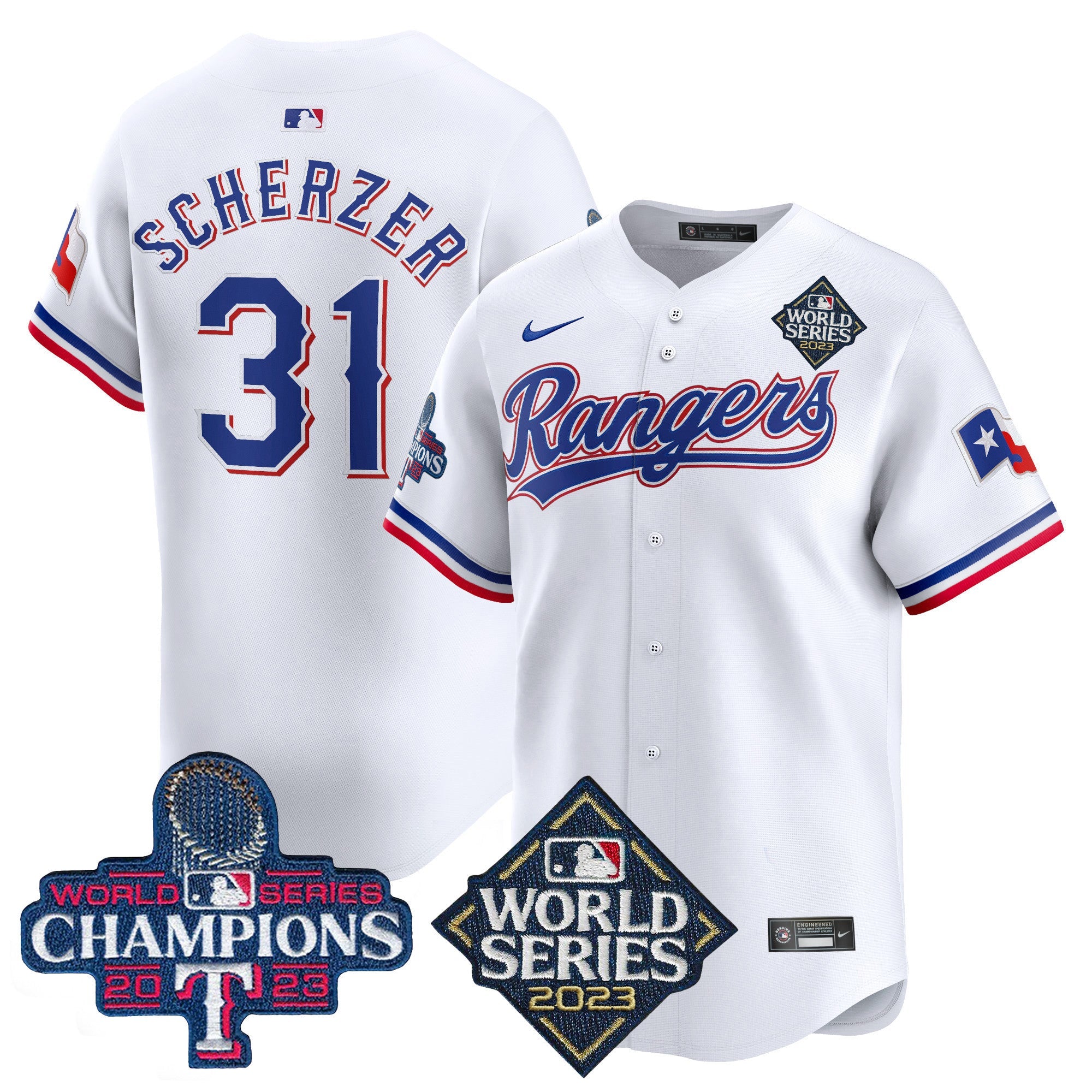 Men’s Texas World Series Champions Vapor Premier Limited Jersey V4