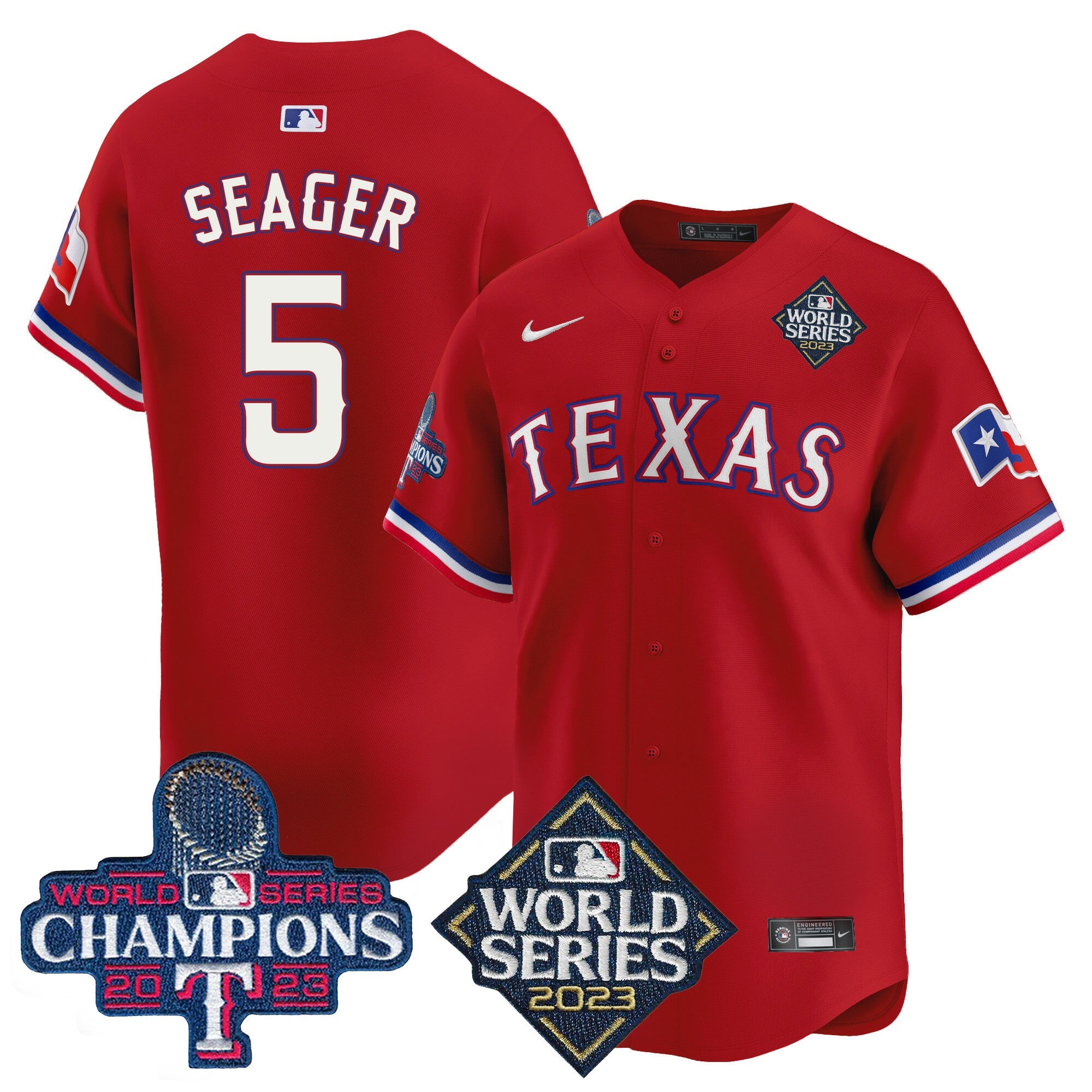 Men’s Texas World Series Champions Vapor Premier Limited Jersey V4
