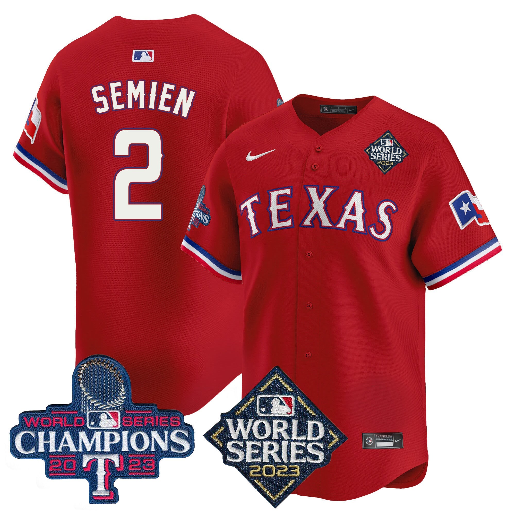 Men’s Texas World Series Champions Vapor Premier Limited Jersey V4