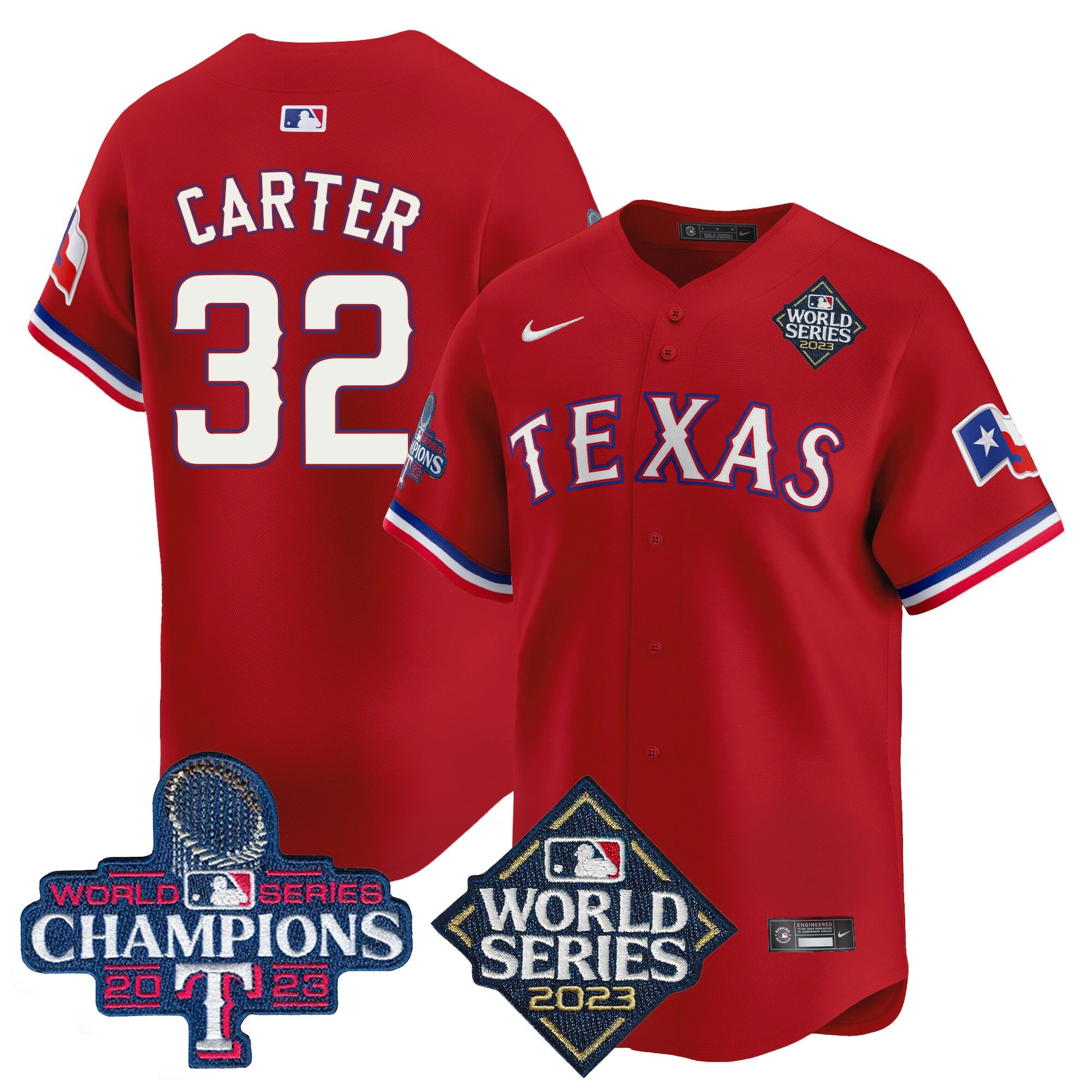 Men’s Texas World Series Champions Vapor Premier Limited Jersey V4
