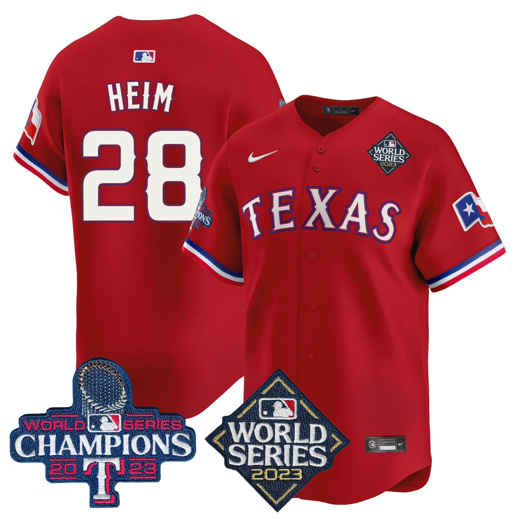 Men’s Texas World Series Champions Vapor Premier Limited Jersey V4