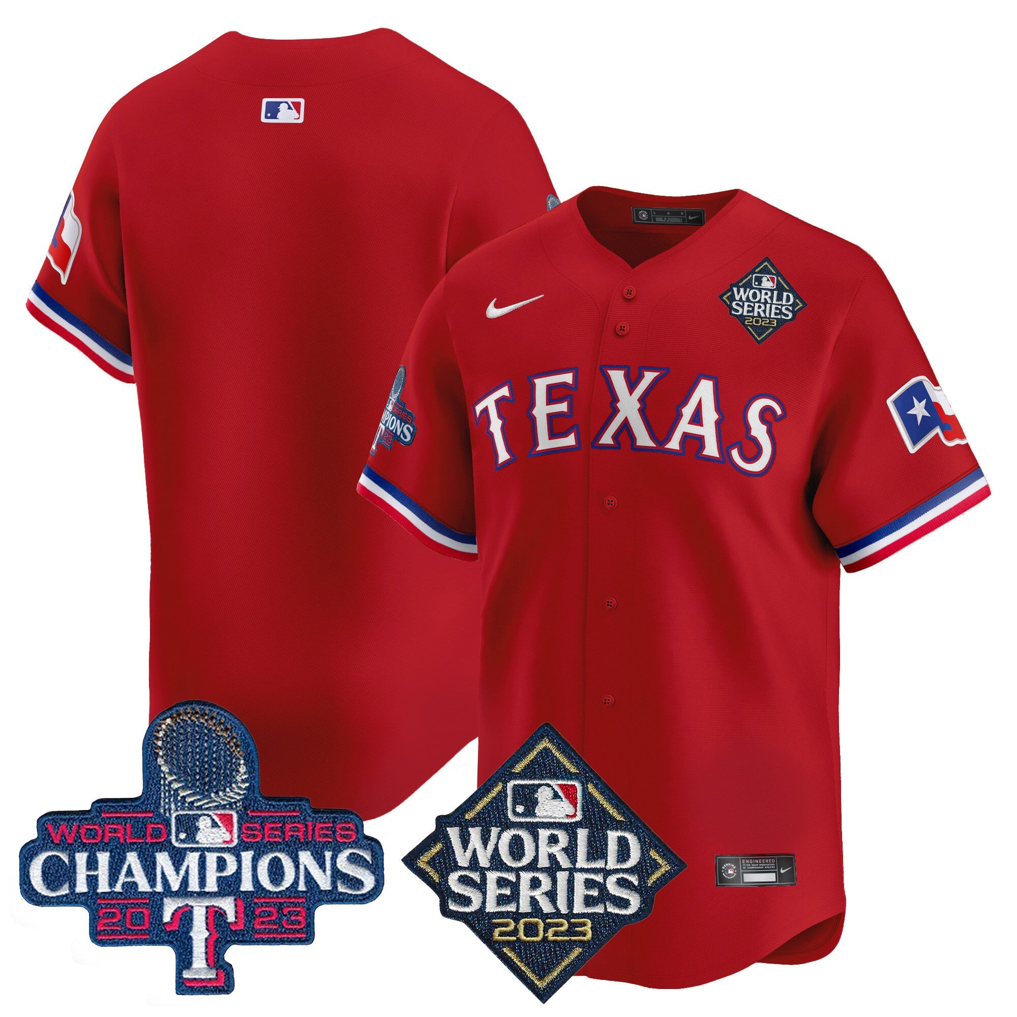 Men’s Texas World Series Champions Vapor Premier Limited Jersey V4