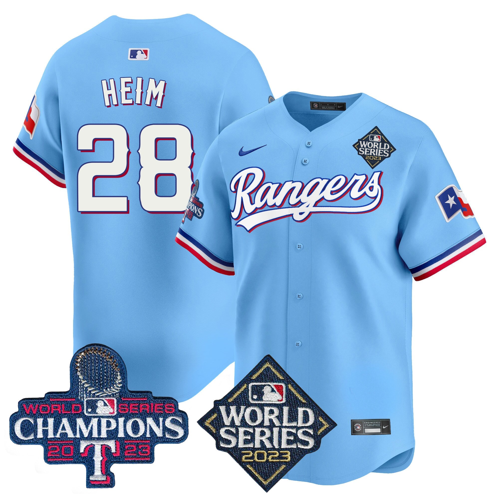 Men’s Texas World Series Champions Vapor Premier Limited Jersey V4