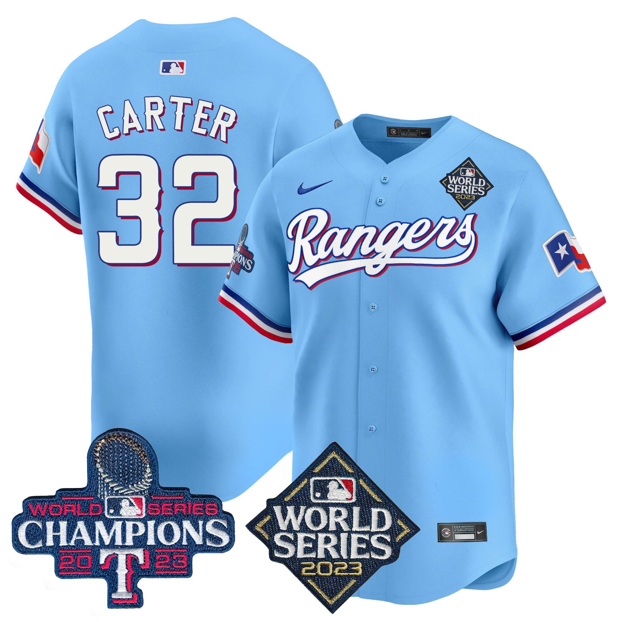 Men’s Texas World Series Champions Vapor Premier Limited Jersey V4