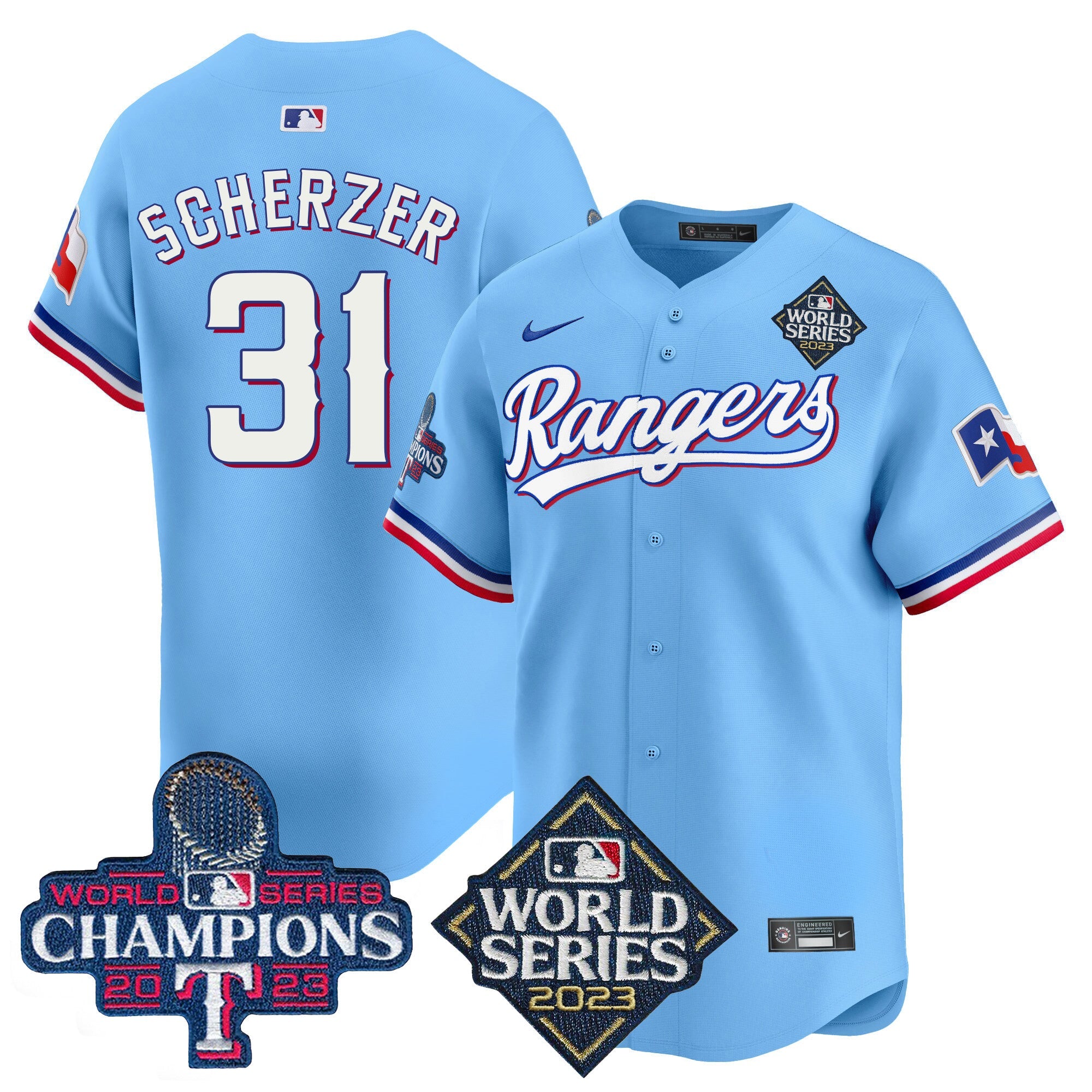 Men’s Texas World Series Champions Vapor Premier Limited Jersey V4