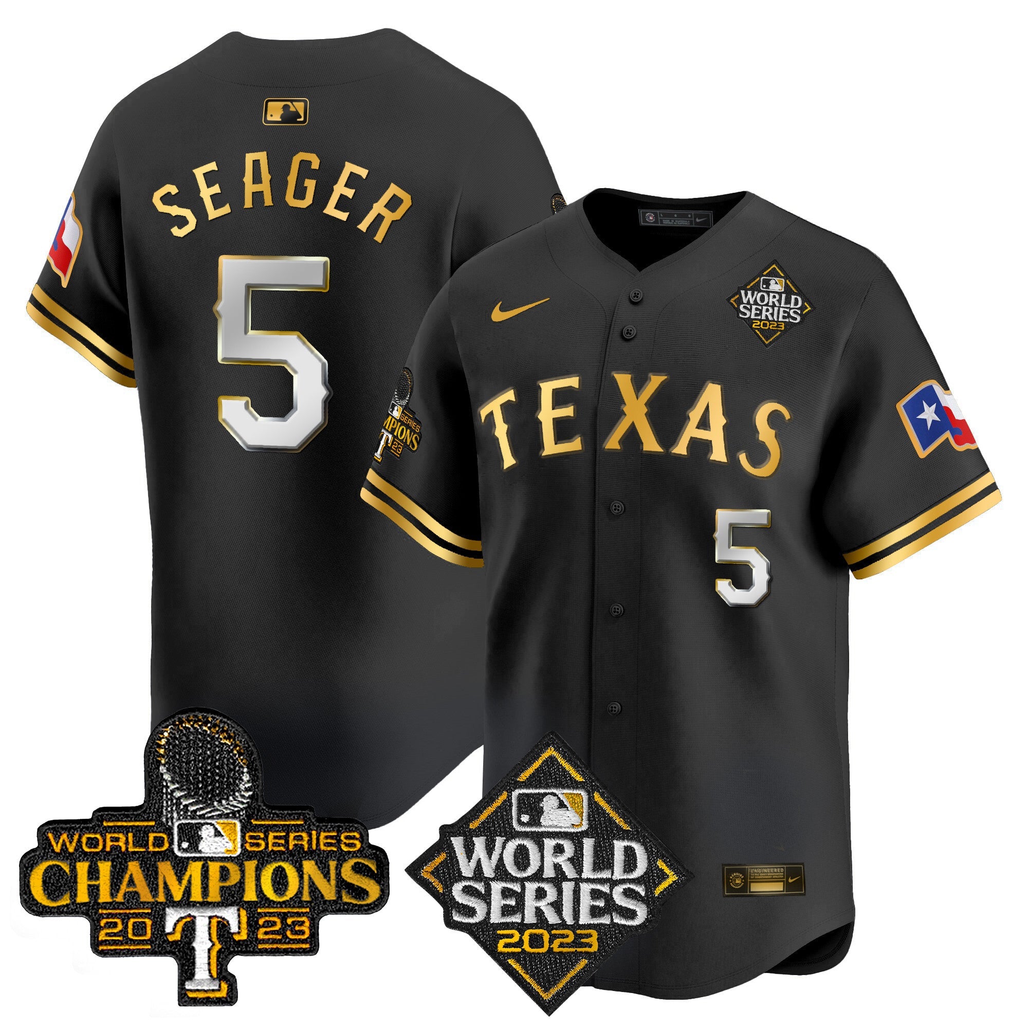 Men’s Texas World Series Champions Vapor Premier Limited Jersey V4