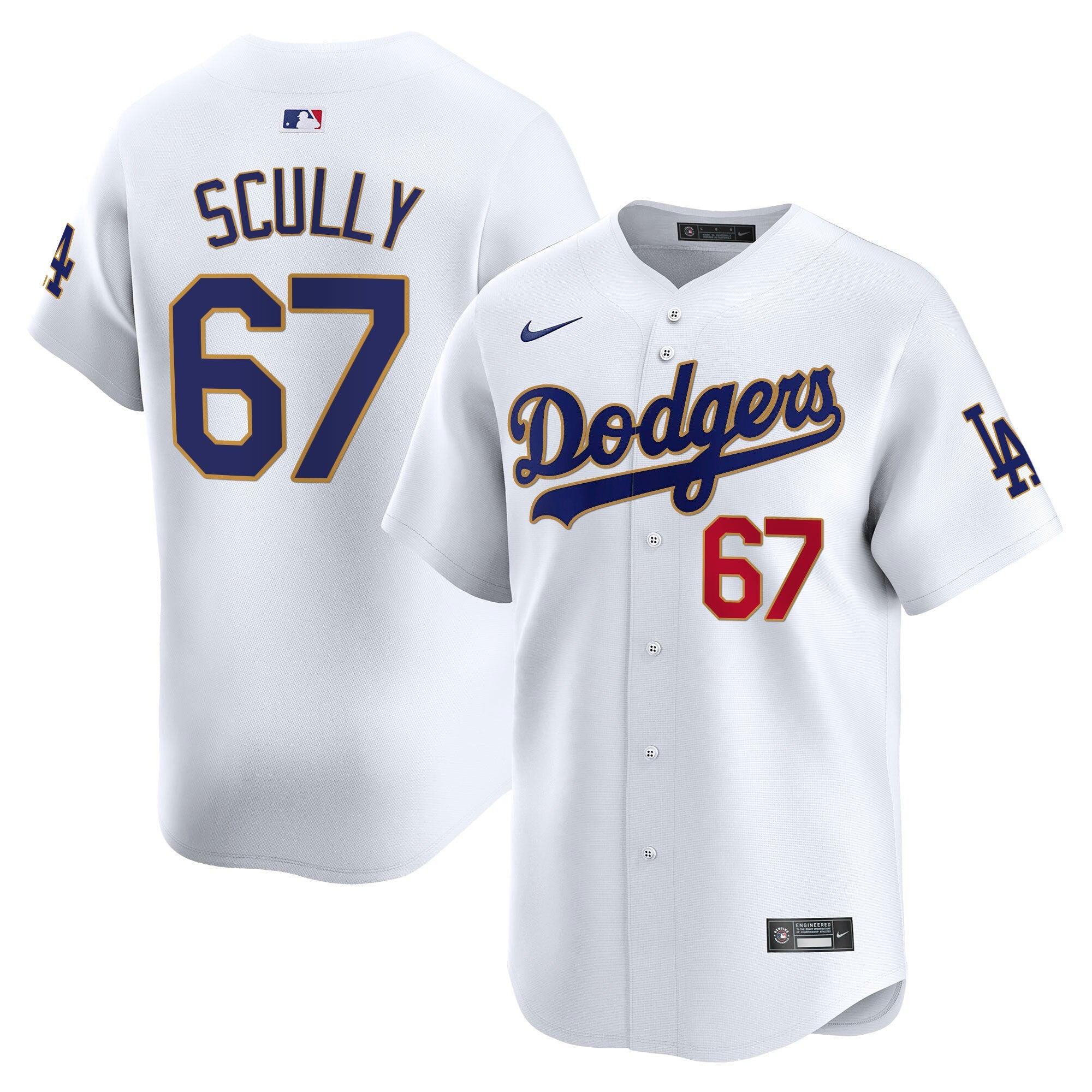 Men’s Los Angeles Gold Trim Vapor Premier Limited Jersey