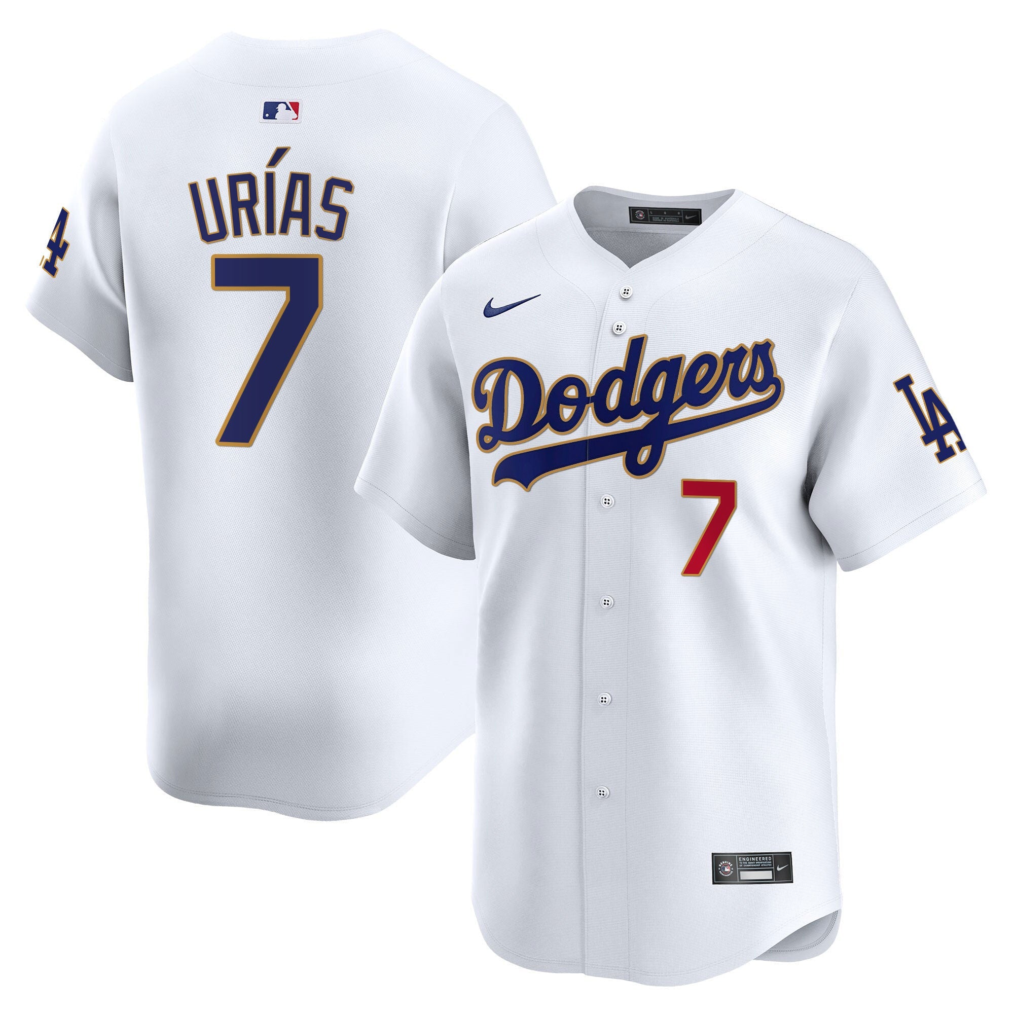 Men’s Los Angeles Gold Trim Vapor Premier Limited Jersey