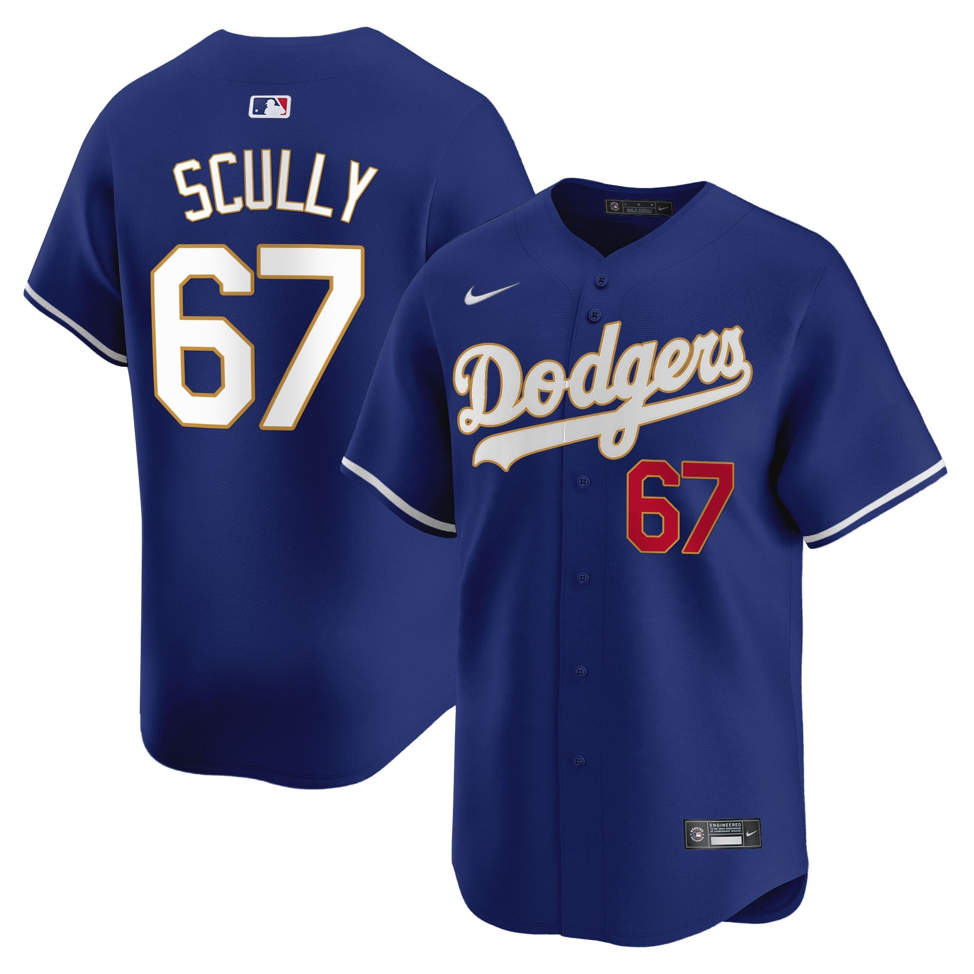 Men’s Los Angeles Gold Trim Vapor Premier Limited Jersey