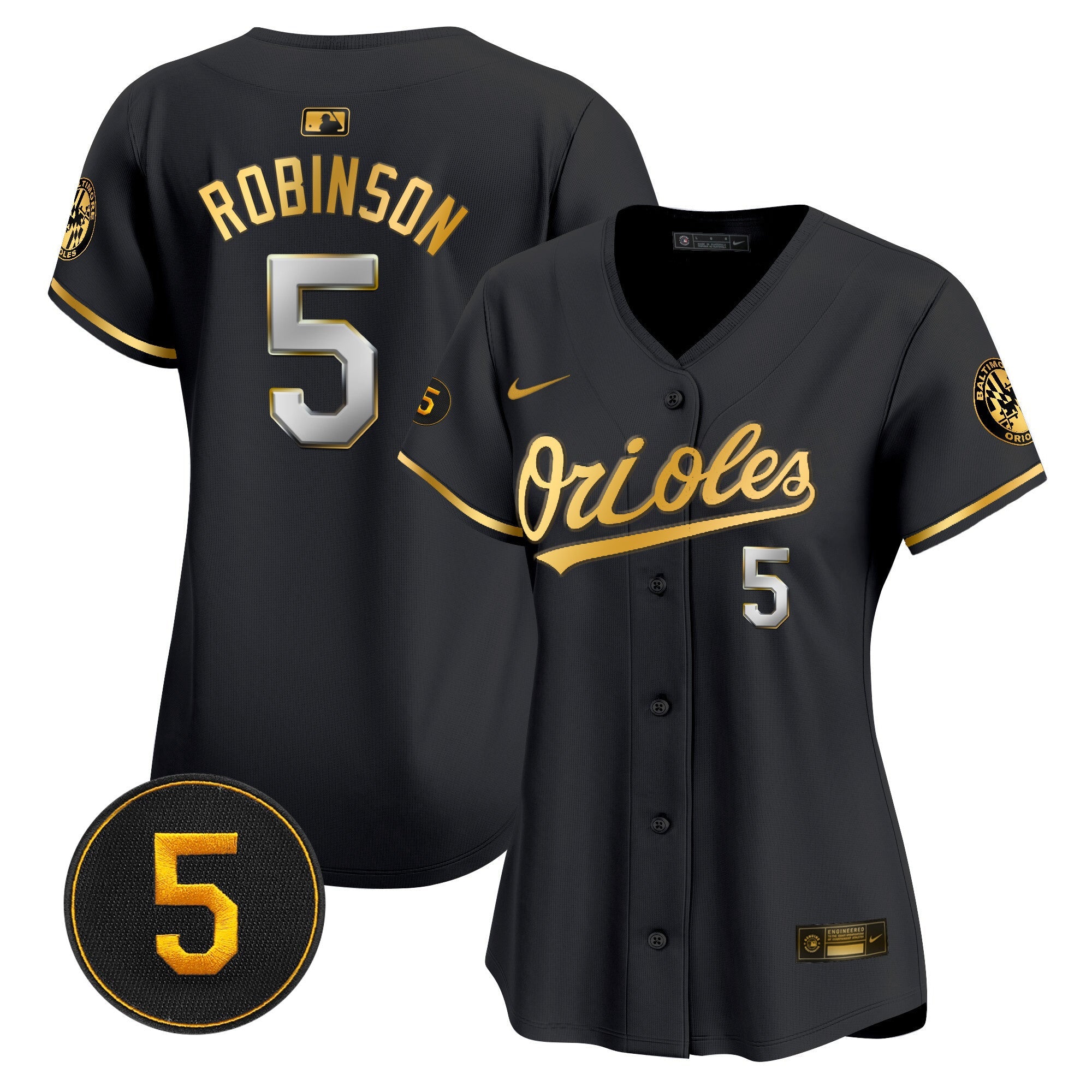 Women’s Baltimore Robinson Patch Vapor Premier Limited Jersey