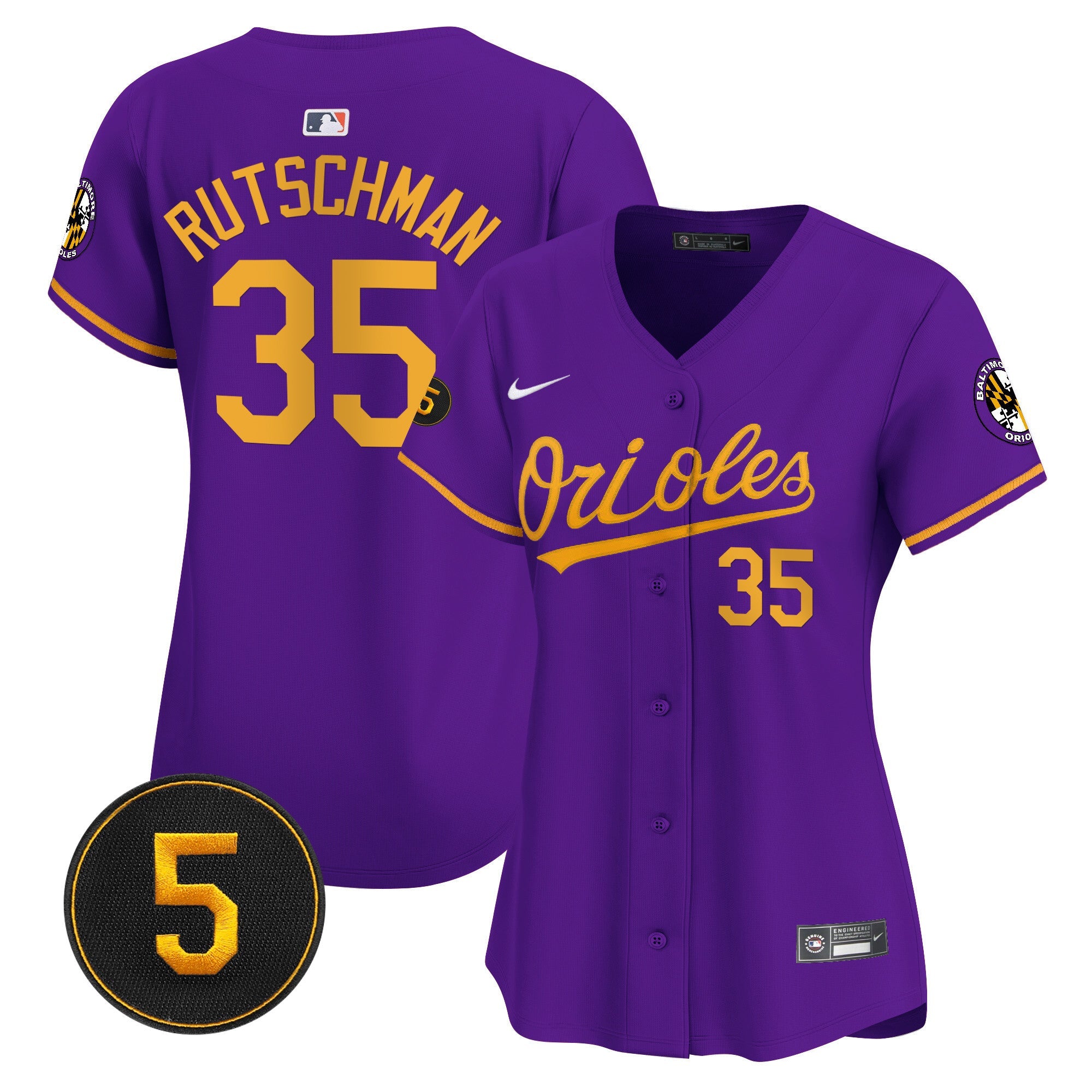 Women’s Baltimore Robinson Patch Vapor Premier Limited Jersey