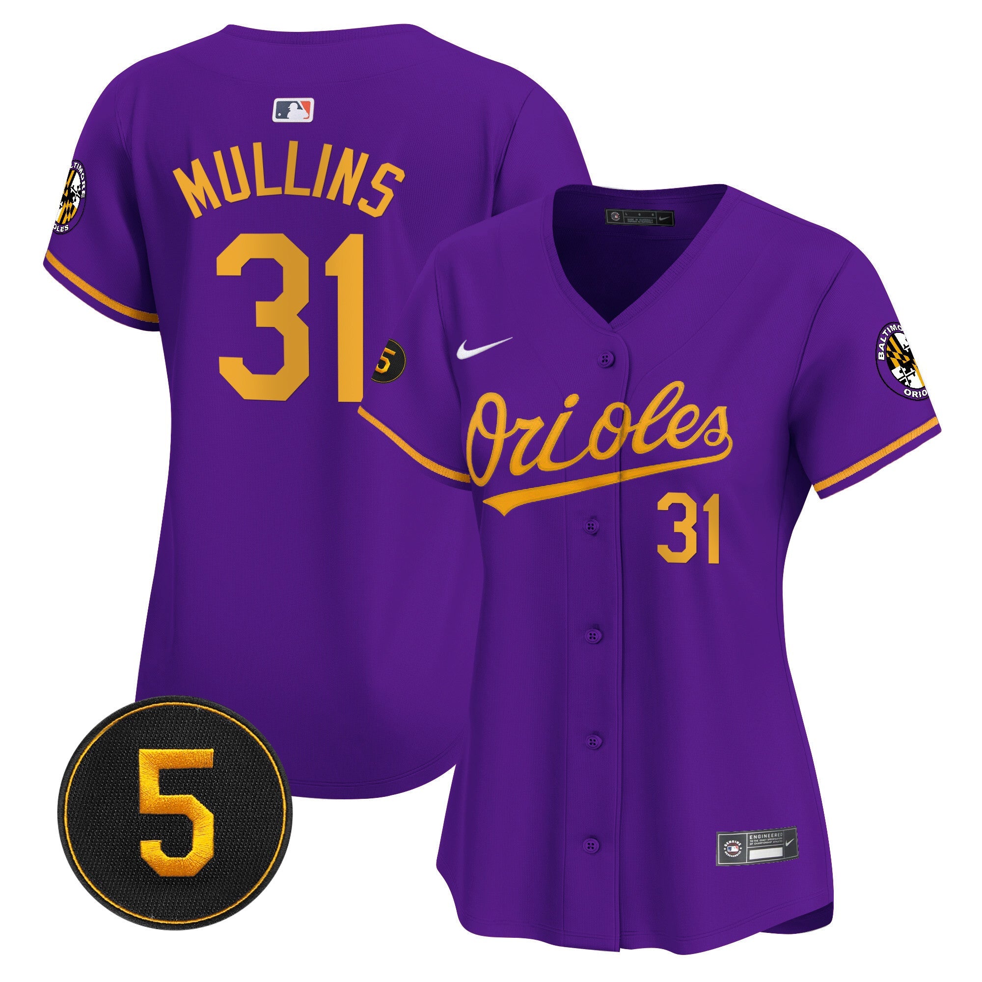 Women’s Baltimore Robinson Patch Vapor Premier Limited Jersey