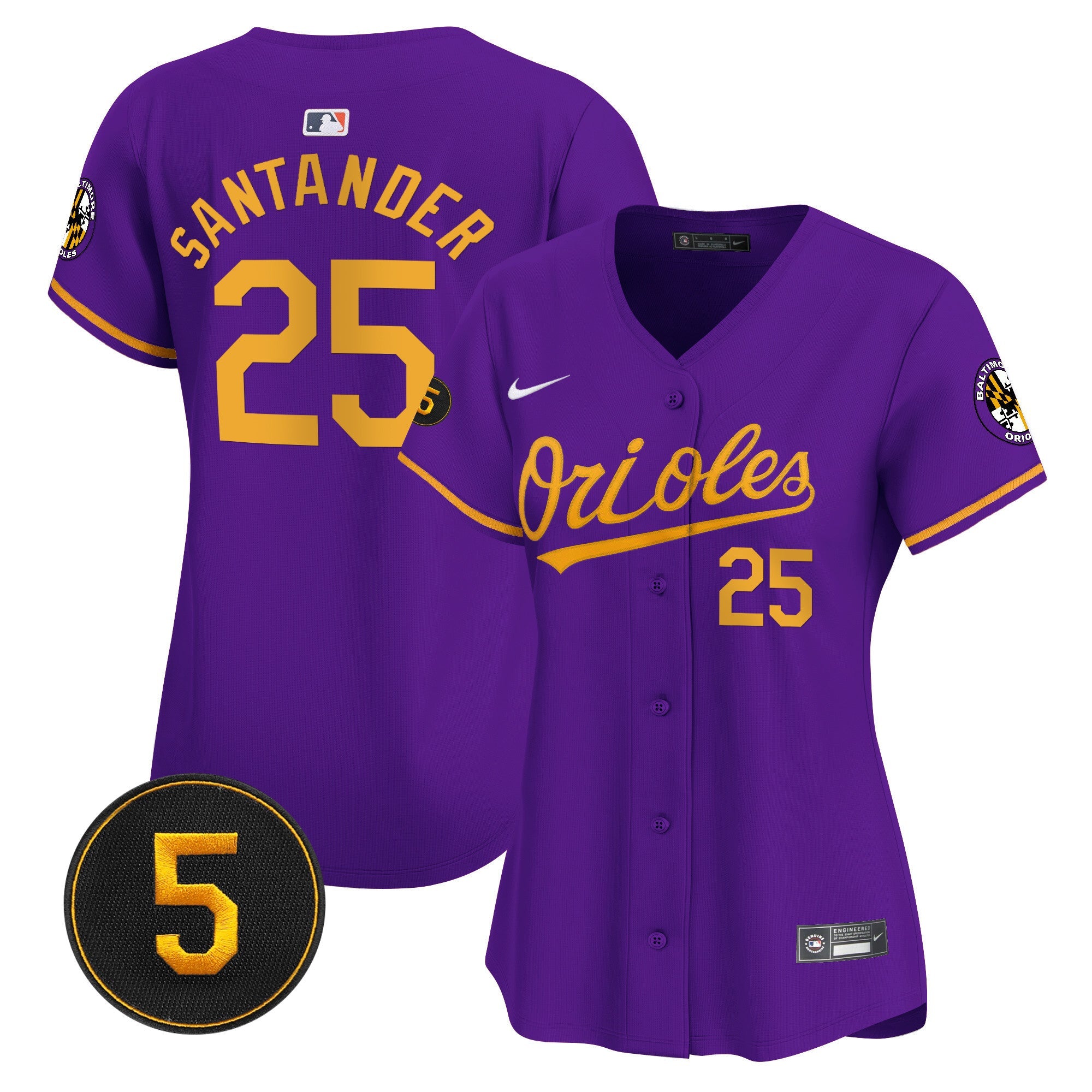 Women’s Baltimore Robinson Patch Vapor Premier Limited Jersey