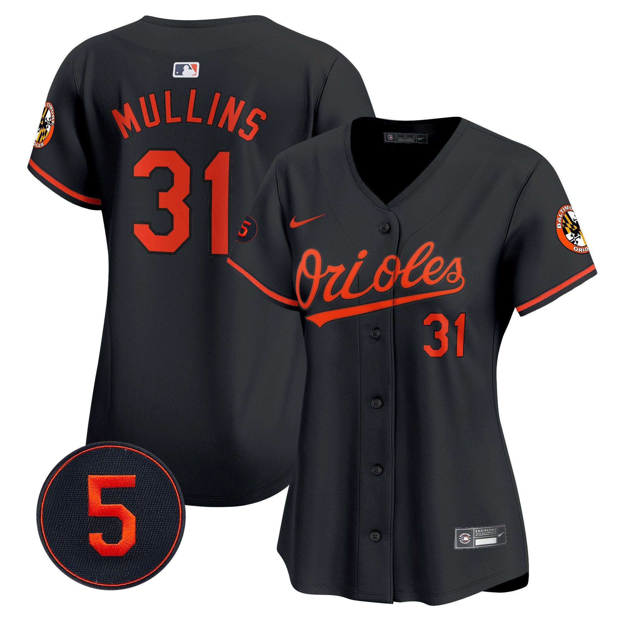 Women’s Baltimore Robinson Patch Vapor Premier Limited Jersey