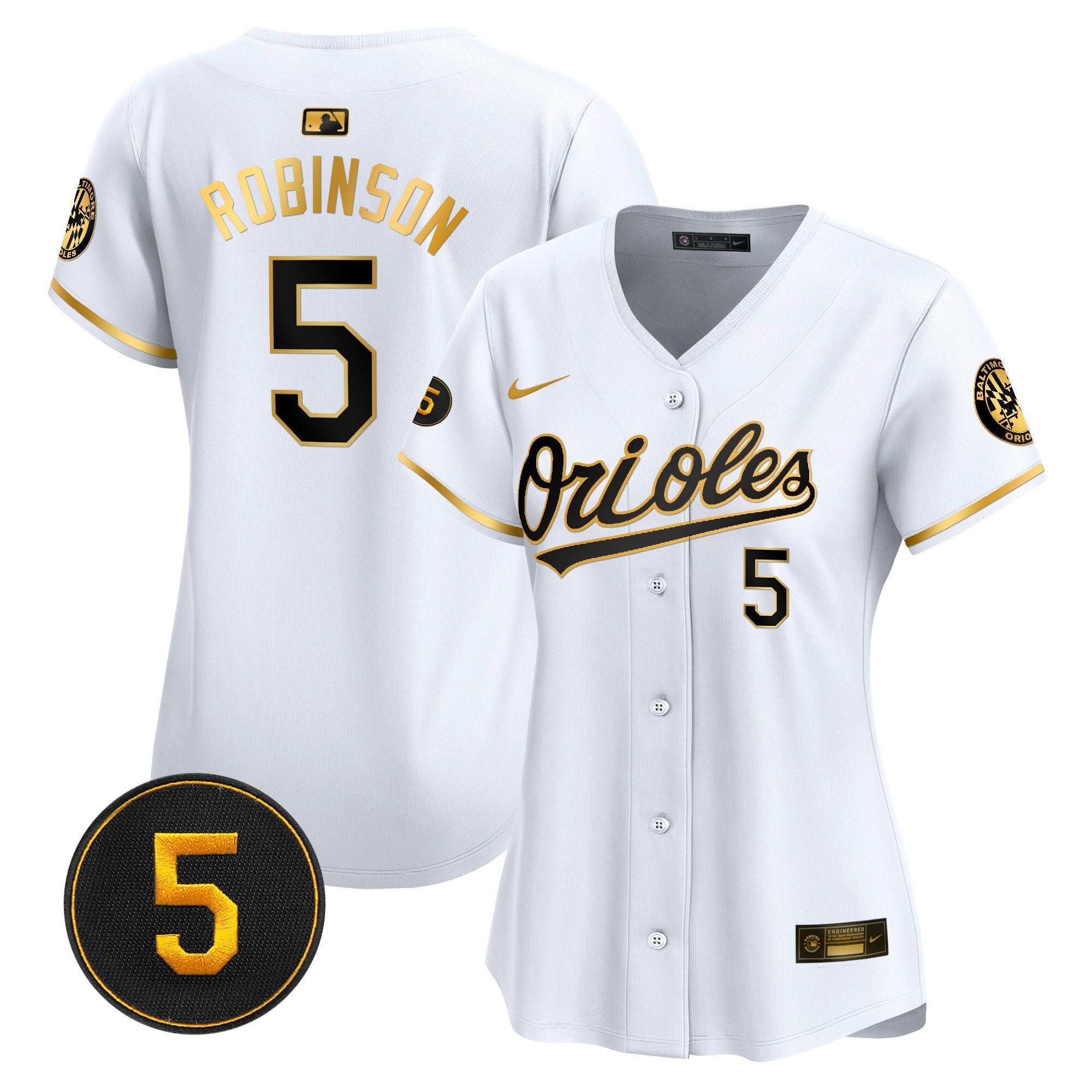 Women’s Baltimore Robinson Patch Vapor Premier Limited Jersey