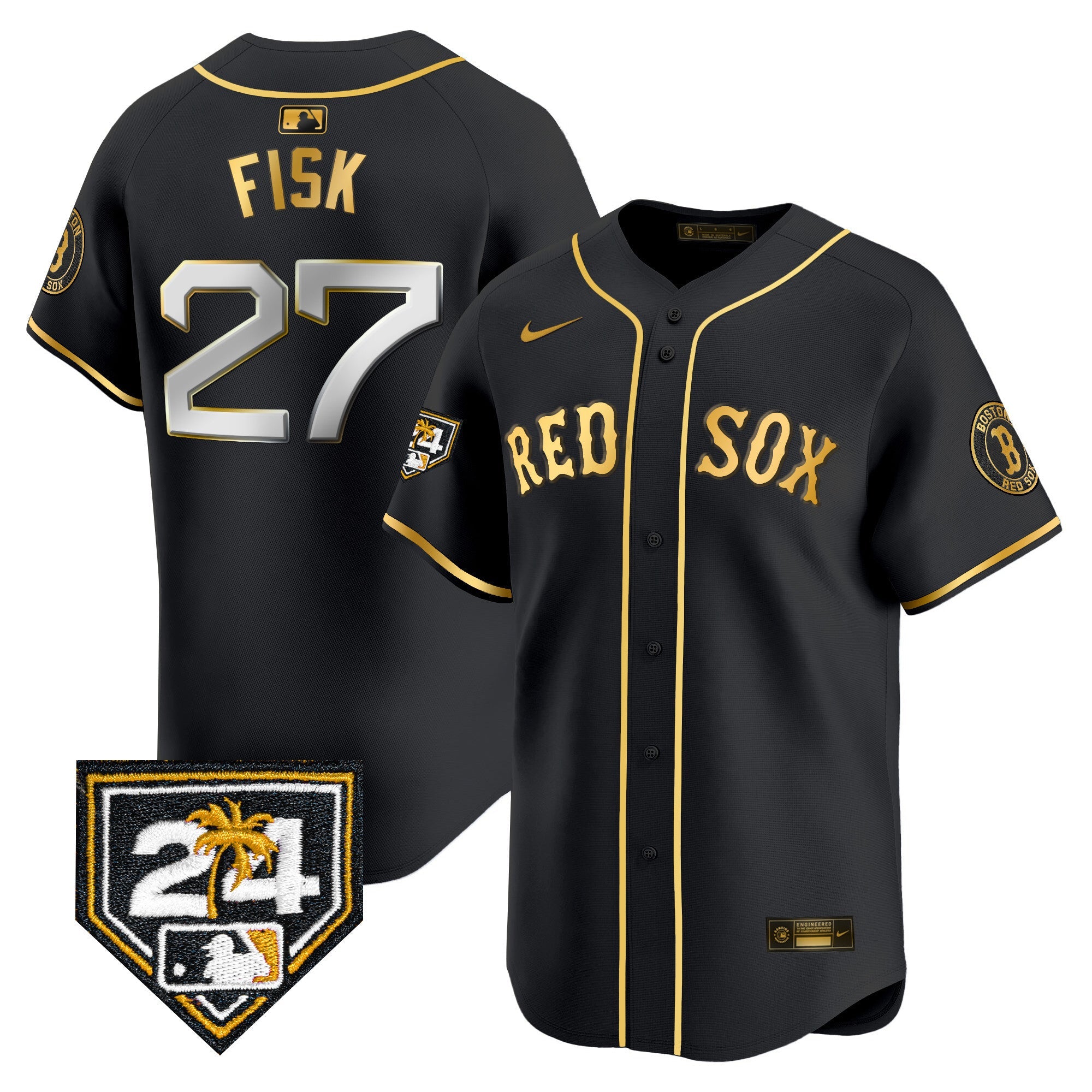 Men’s Boston 2024 Spring Training Patch Vapor Premier Limited Jersey