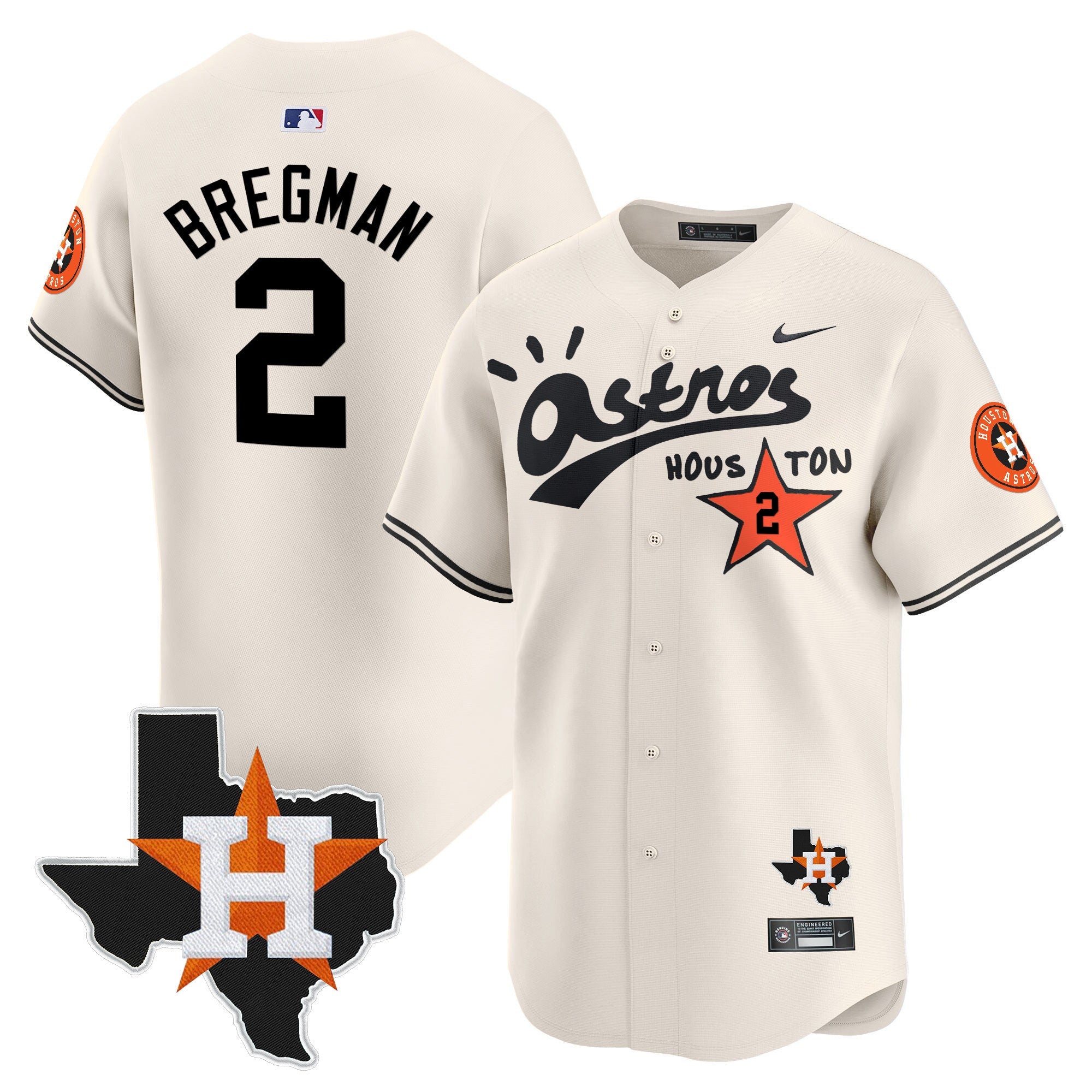 Men’s Houston Cactus Jack Style Vapor Premier Limited Jersey – Stitched