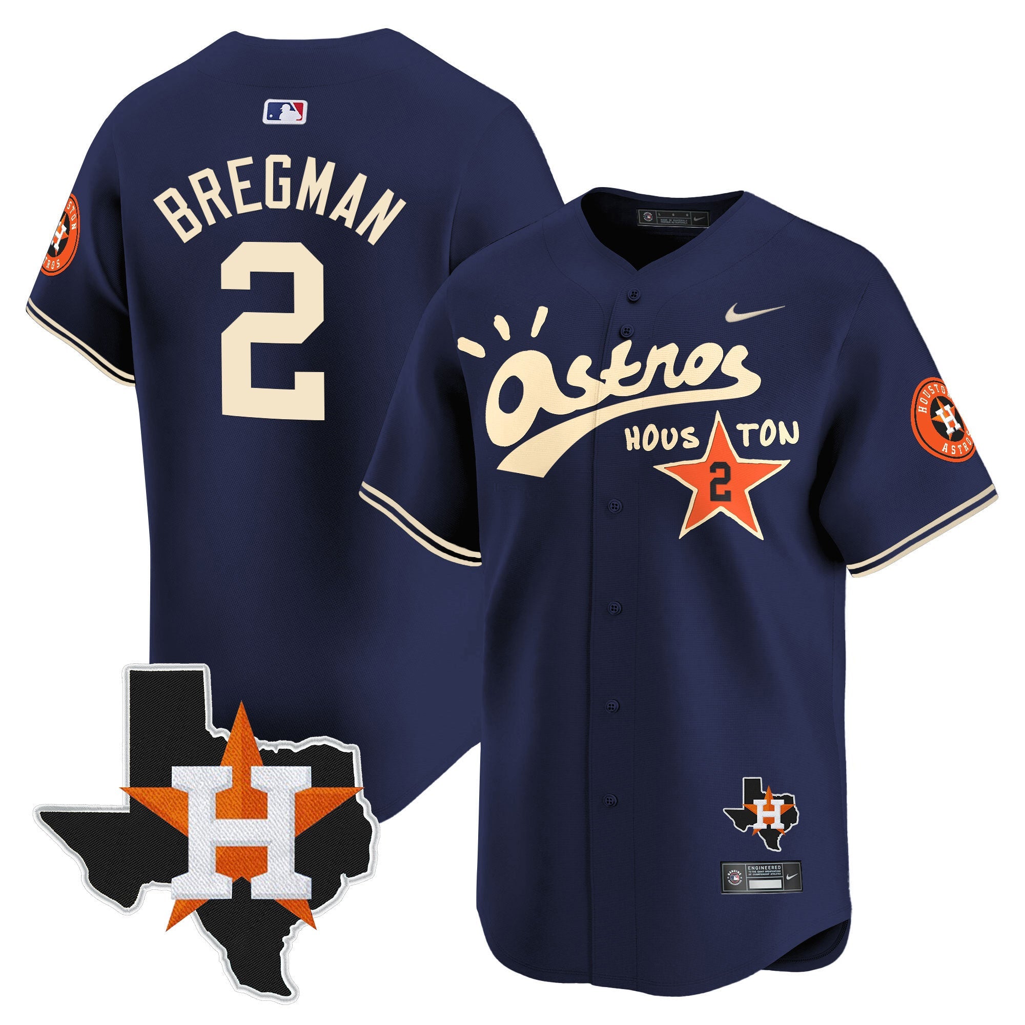 Men’s Houston Cactus Jack Style Vapor Premier Limited Jersey – Stitched