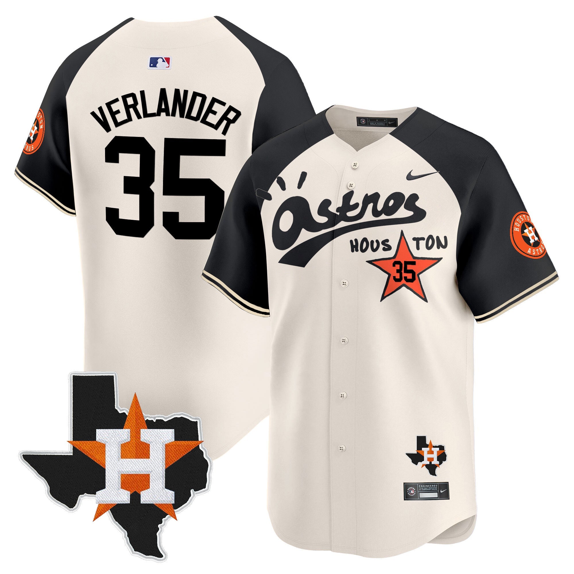 Men’s Houston Cactus Jack Style Vapor Premier Limited Jersey – Stitched