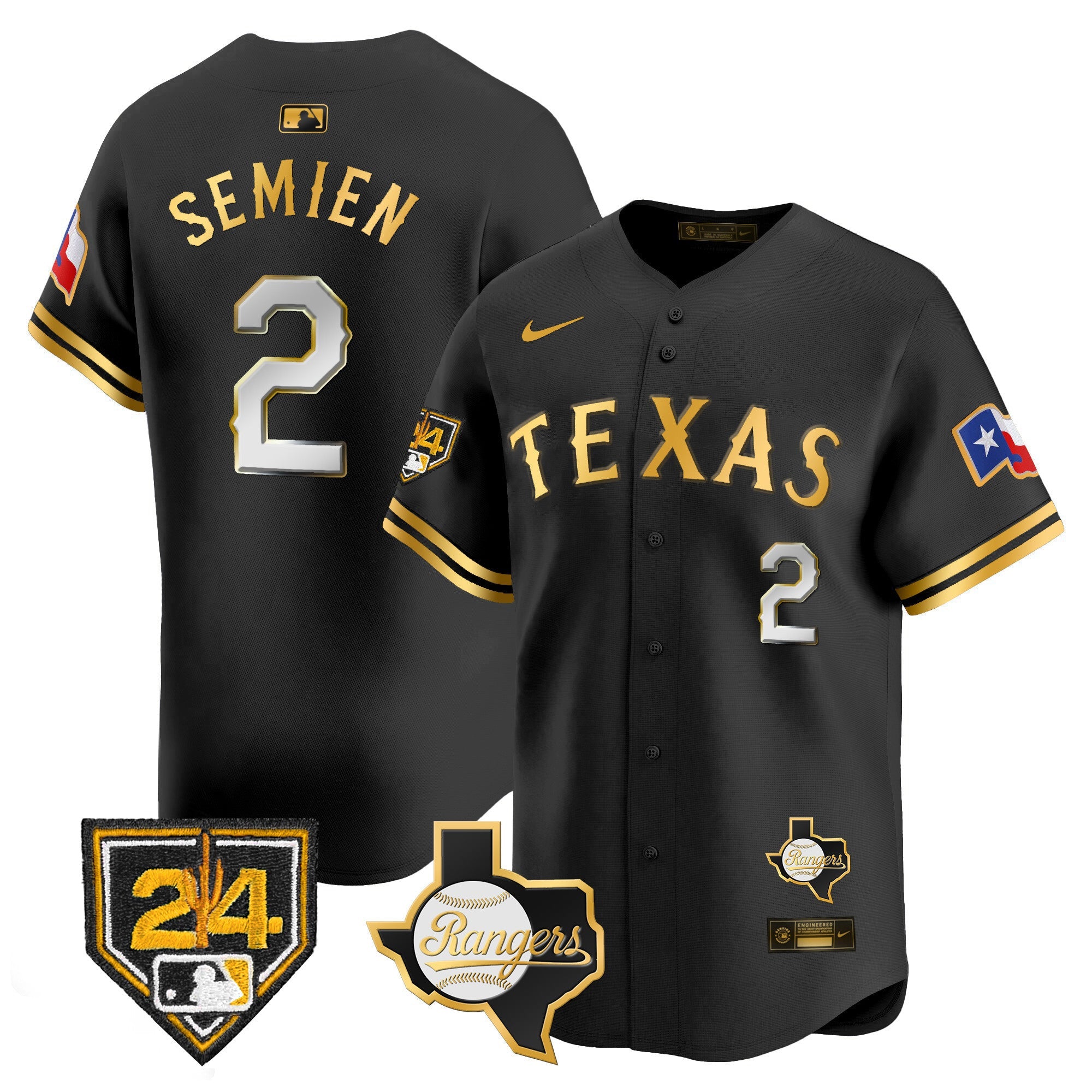 Men’s Texas 2024 Spring Training Patch Vapor Premier Limited Jersey