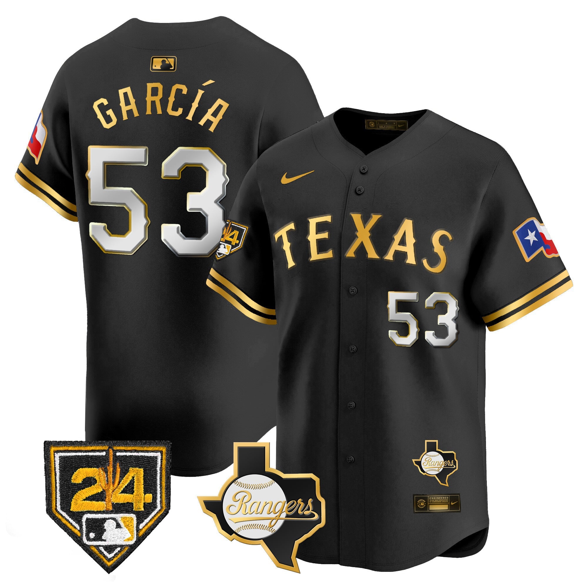 Men’s Texas 2024 Spring Training Patch Vapor Premier Limited Jersey