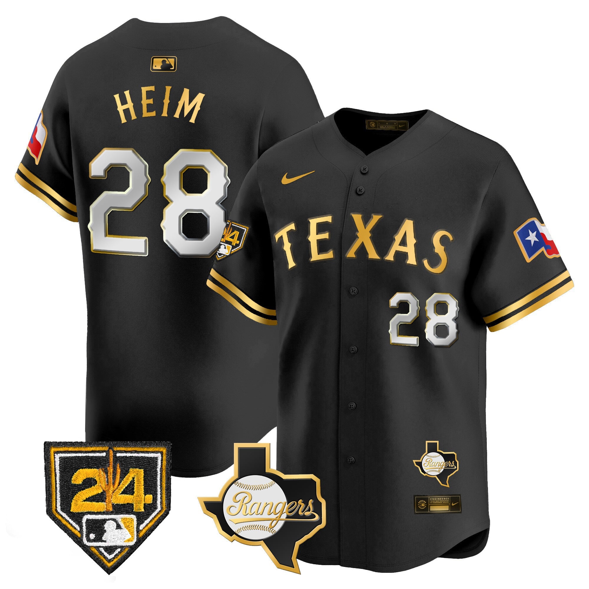 Men’s Texas 2024 Spring Training Patch Vapor Premier Limited Jersey