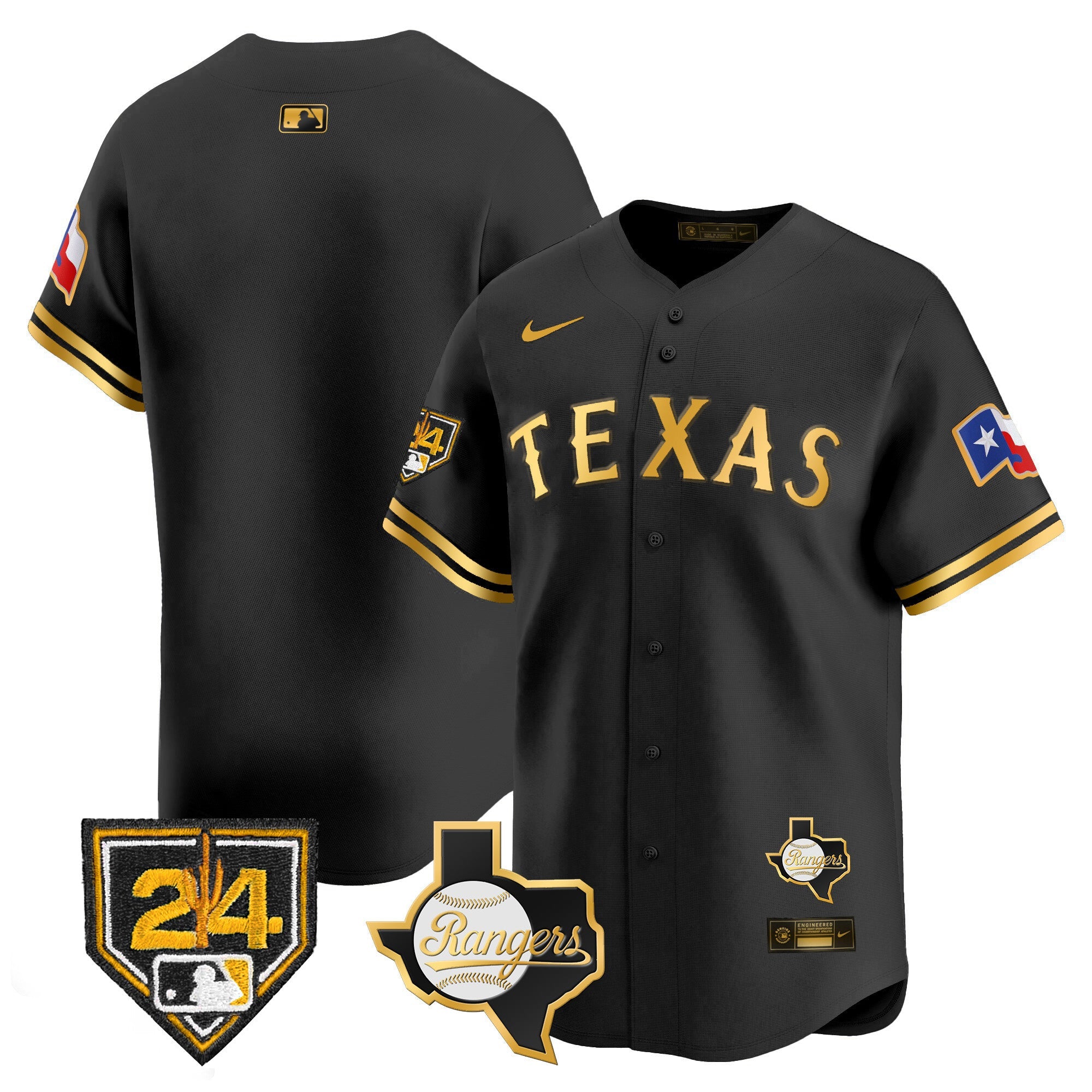 Men’s Texas 2024 Spring Training Patch Vapor Premier Limited Jersey
