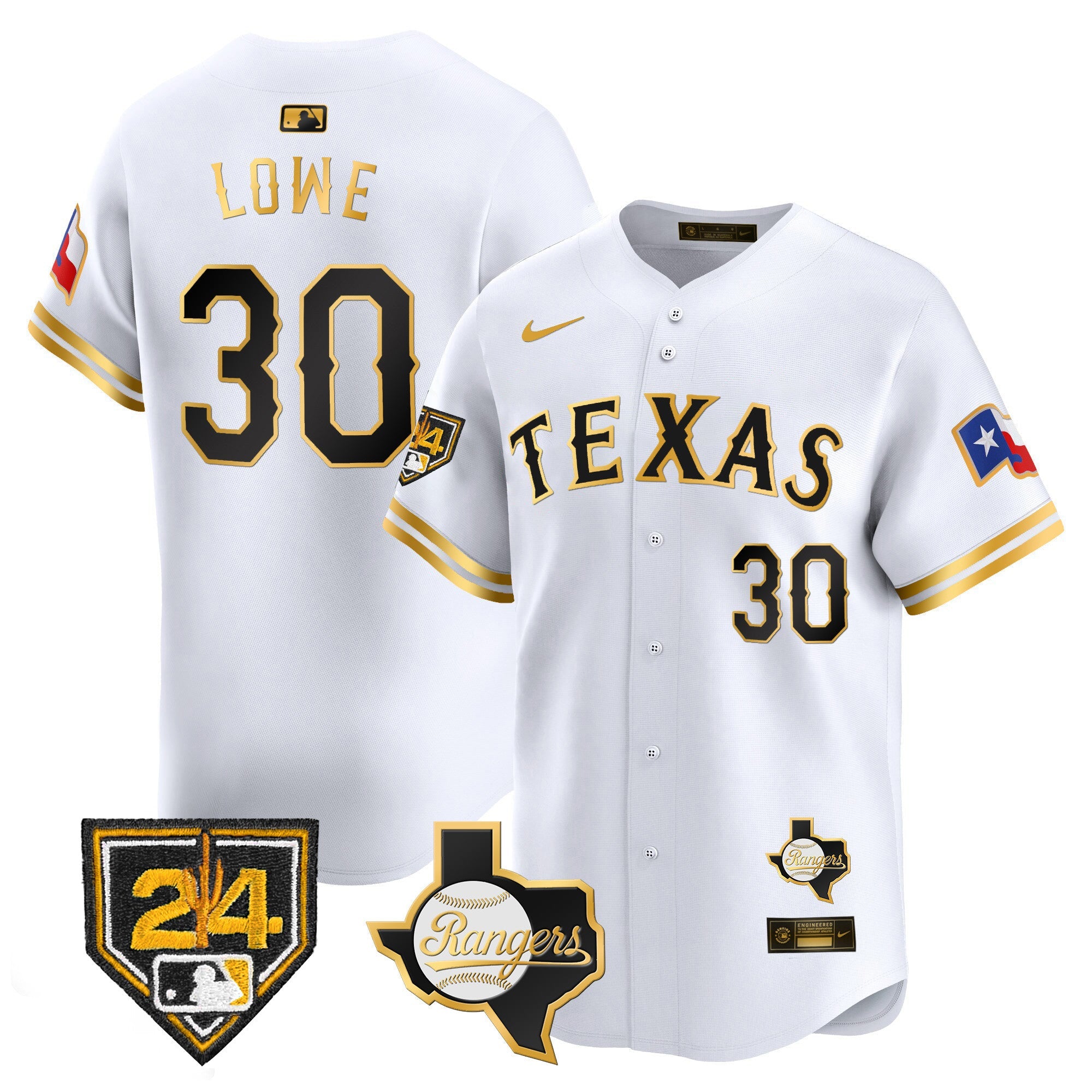 Men’s Texas 2024 Spring Training Patch Vapor Premier Limited Jersey