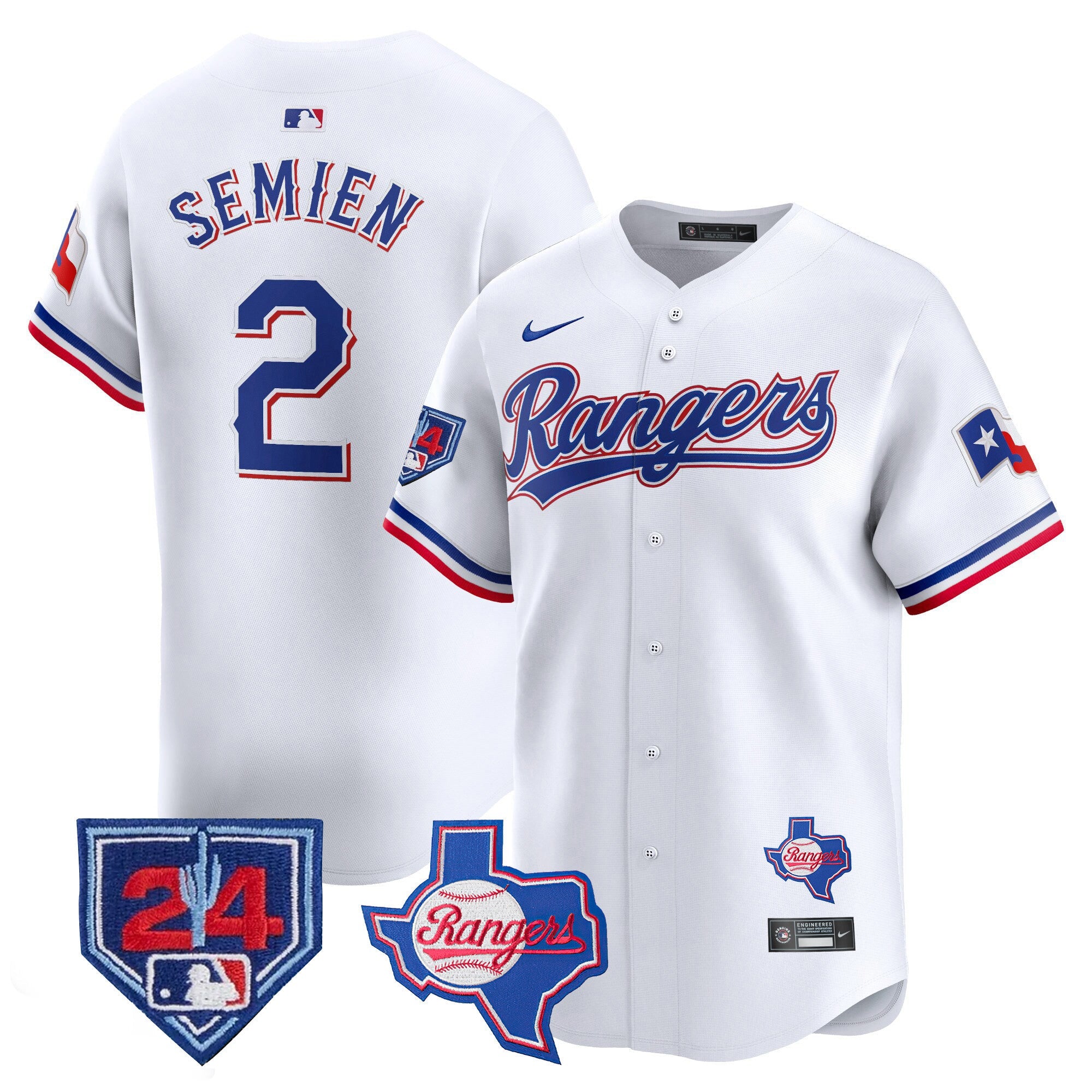 Men’s Texas 2024 Spring Training Patch Vapor Premier Limited Jersey