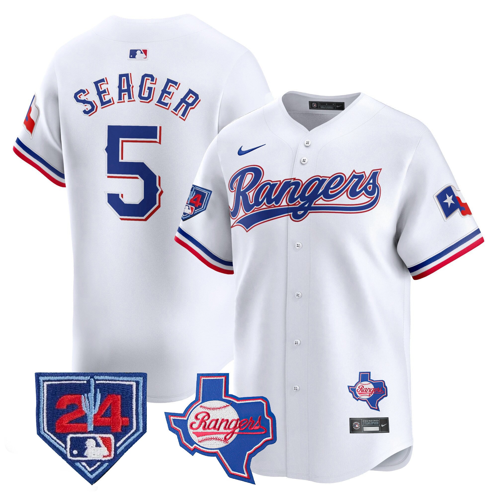 Men’s Texas 2024 Spring Training Patch Vapor Premier Limited Jersey