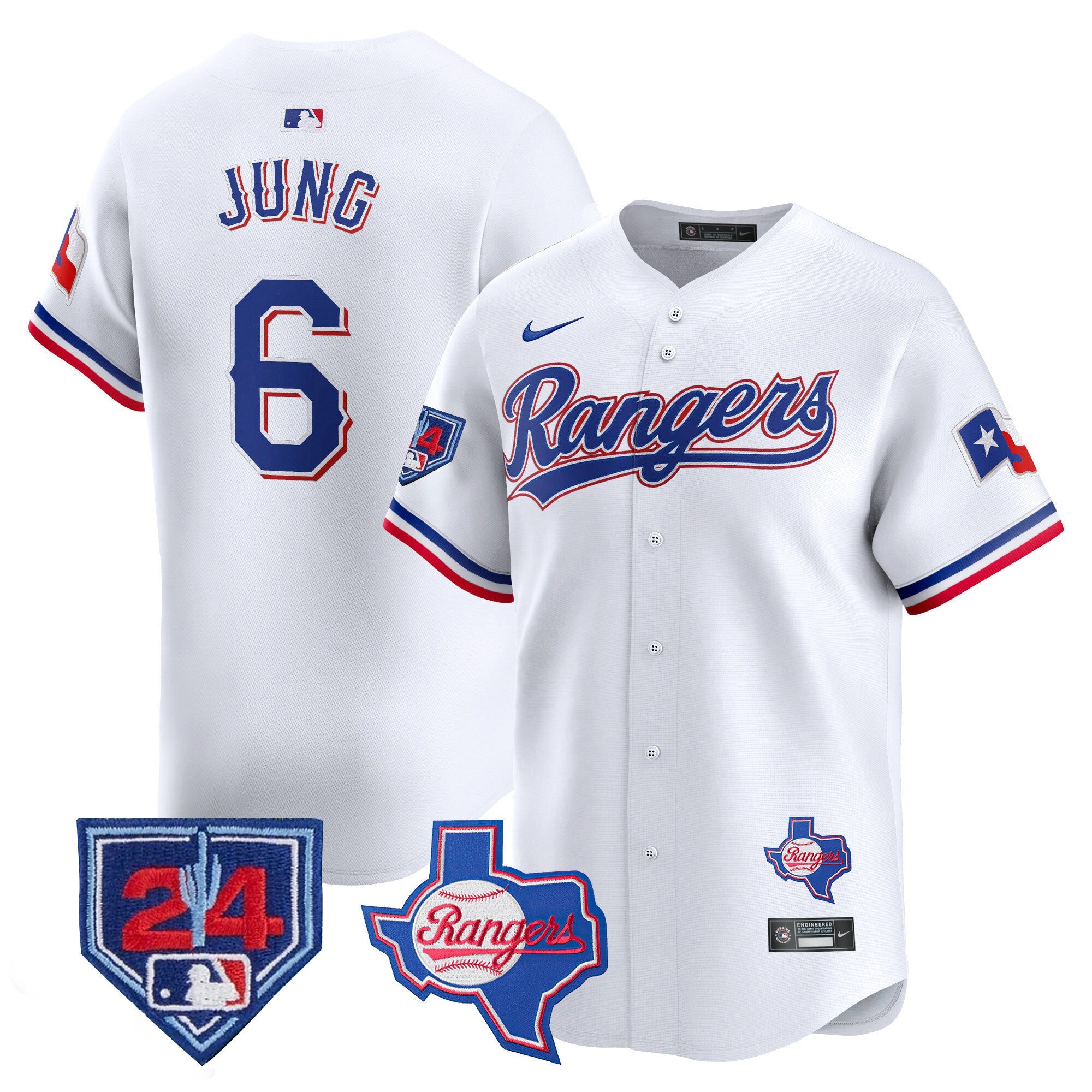 Men’s Texas 2024 Spring Training Patch Vapor Premier Limited Jersey