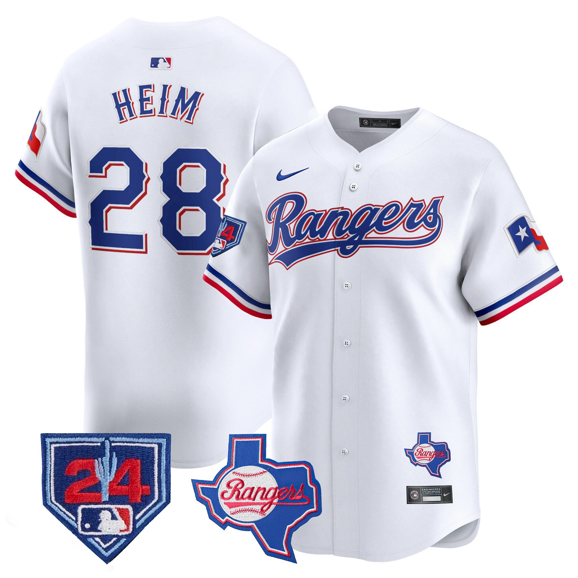 Men’s Texas 2024 Spring Training Patch Vapor Premier Limited Jersey