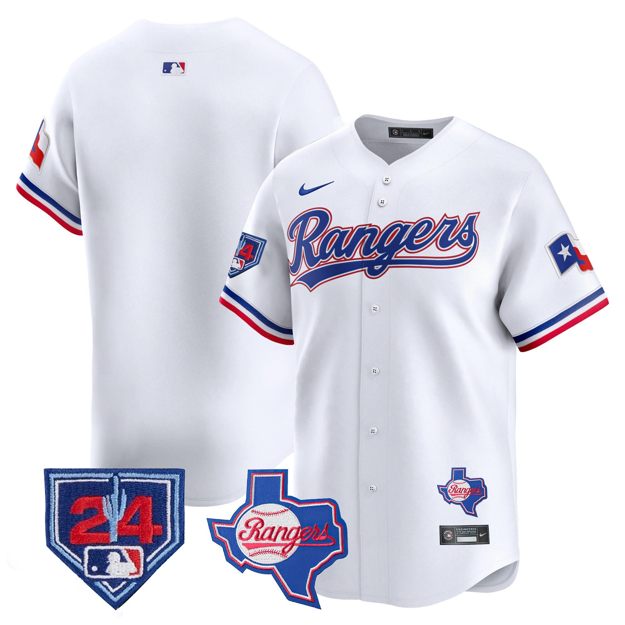 Men’s Texas 2024 Spring Training Patch Vapor Premier Limited Jersey